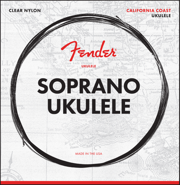 Fender California Coast 90S Soprano Ukulele Strings
