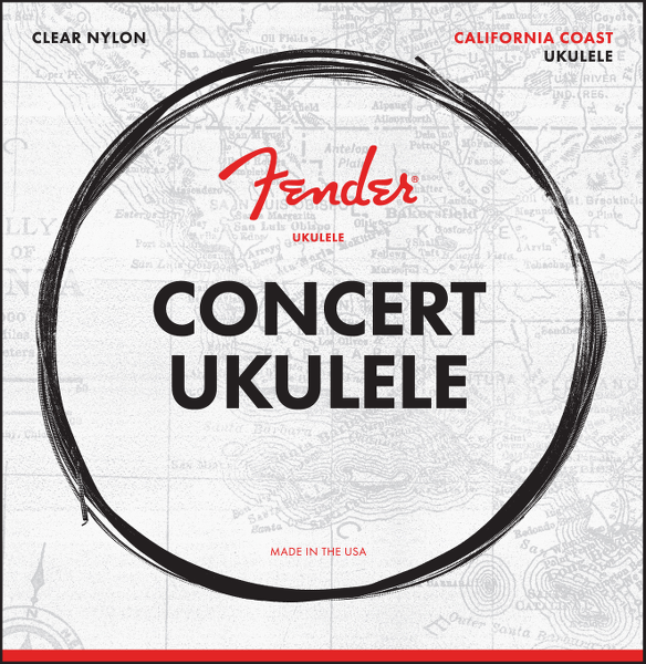 Fender California Coast 90C Concert Ukulele Strings