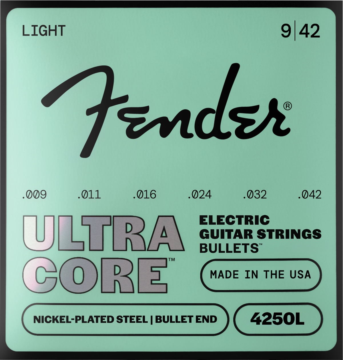 Fender 4250L UltraCore Bullets Nickel 9-42 Electric Guitar Strings