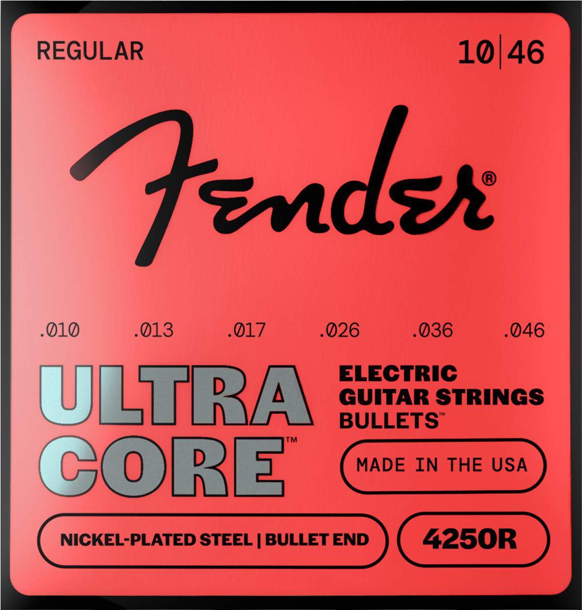 Fender 4250R UltraCore Bullets Nickel 10-46 Electric Guitar Strings
