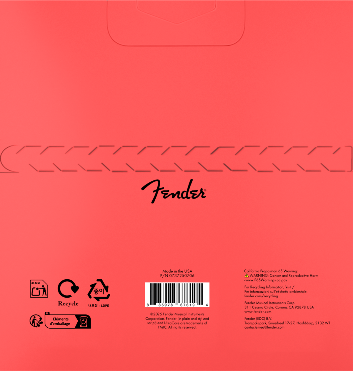 Fender 9250M UltraCore Nickel Round Wound 45-105 Bass Guitar Strings, Long Scale