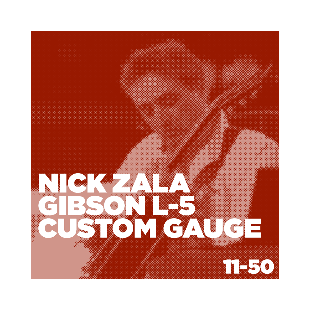Nick Zala Custom Gauge L-5 Nickel Wound 11-50 Electric Guitar Strings