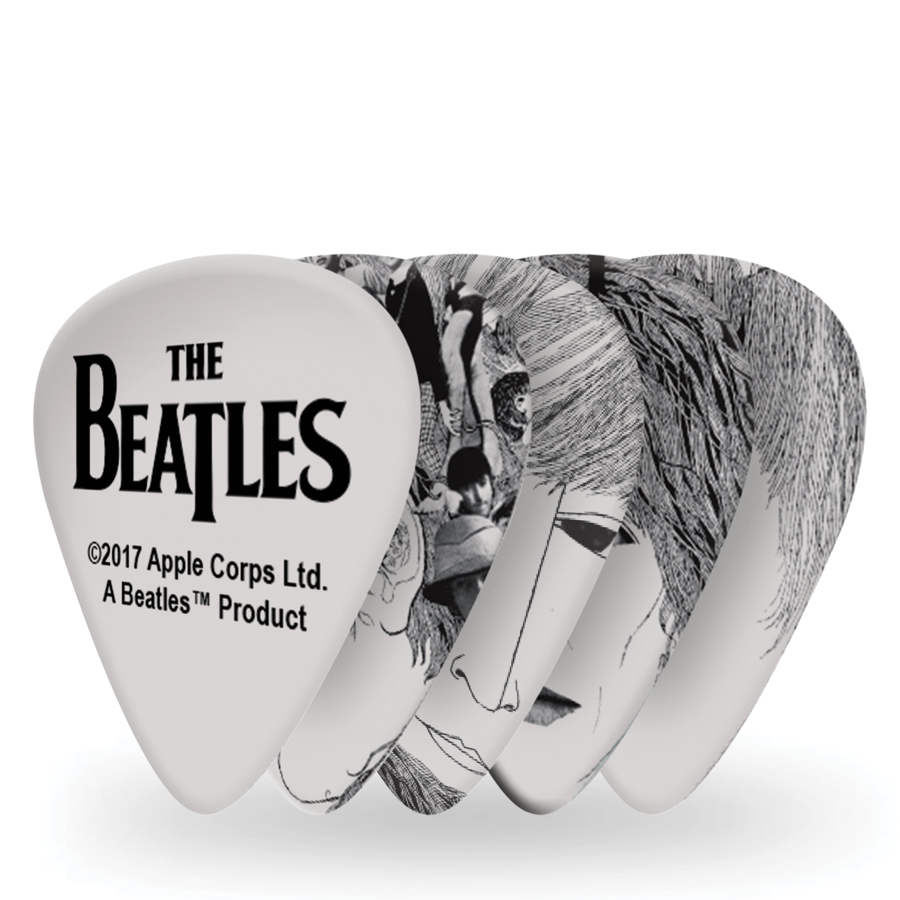 D'Addario The Beatles REVOLVER Signature Heavy Guitar Picks, 10-Pack