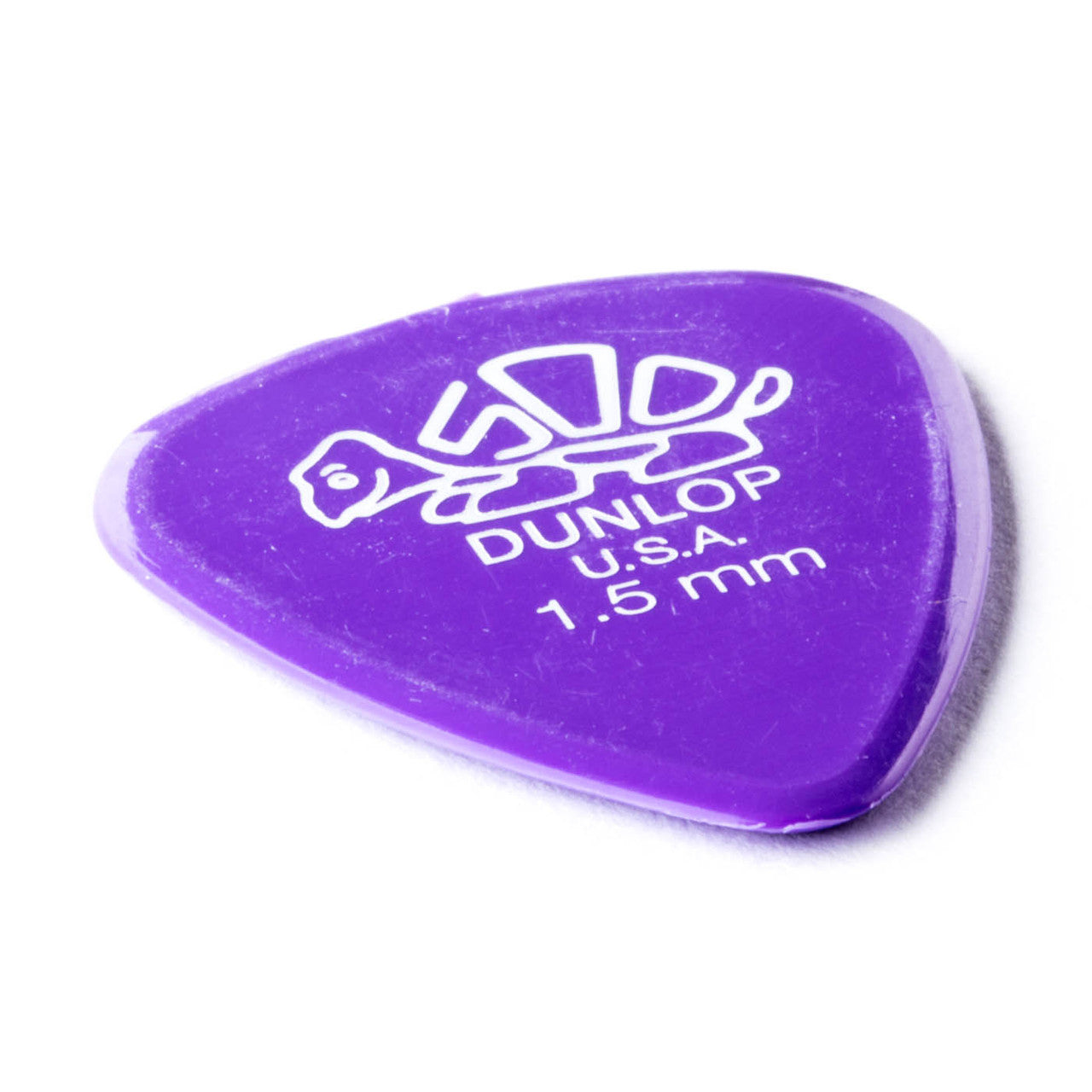 Jim Dunlop Delrin 500 Standard 1.5mm Guitar Picks, 12-Pack