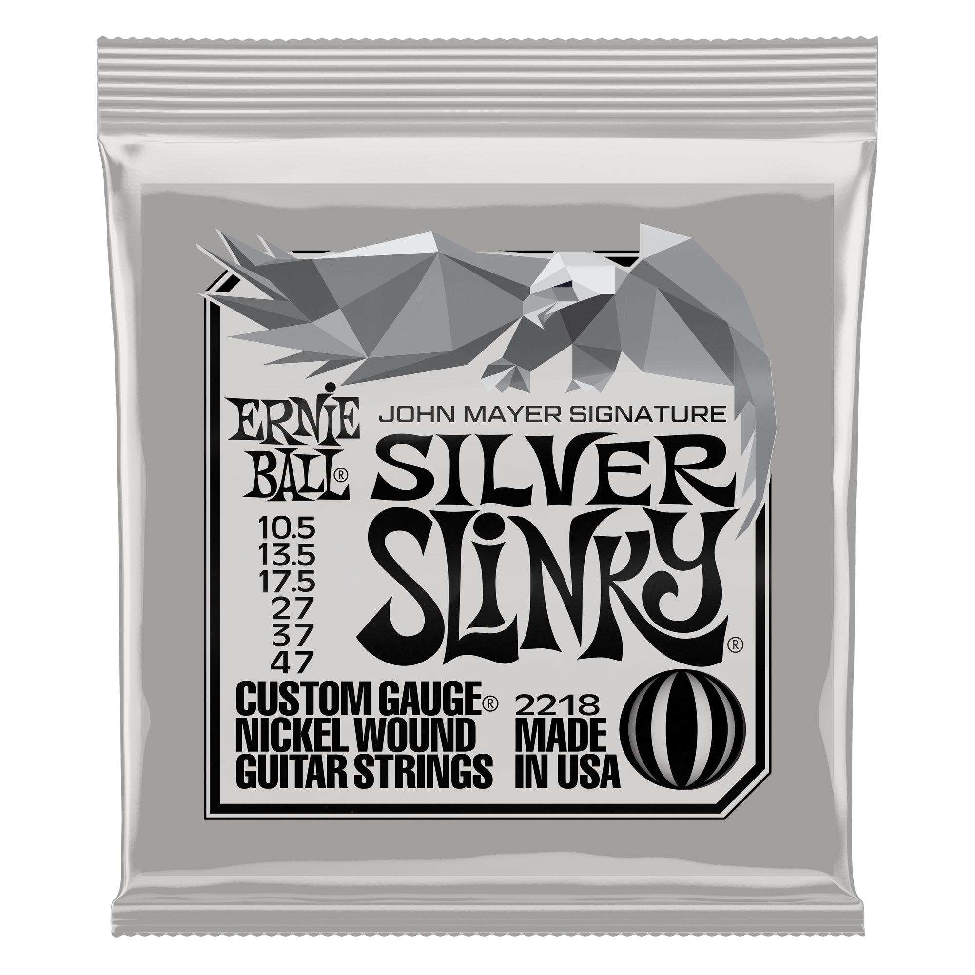 Ernie Ball Silver Slinky John Mayer 10.5-47 Electric Guitar Strings