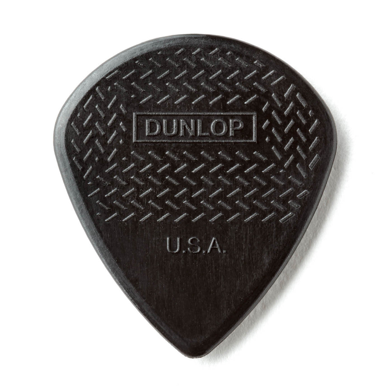 Jim Dunlop Nylon Jazz 3 Max Grip Black Stiffo, Player Pack 6-Pack