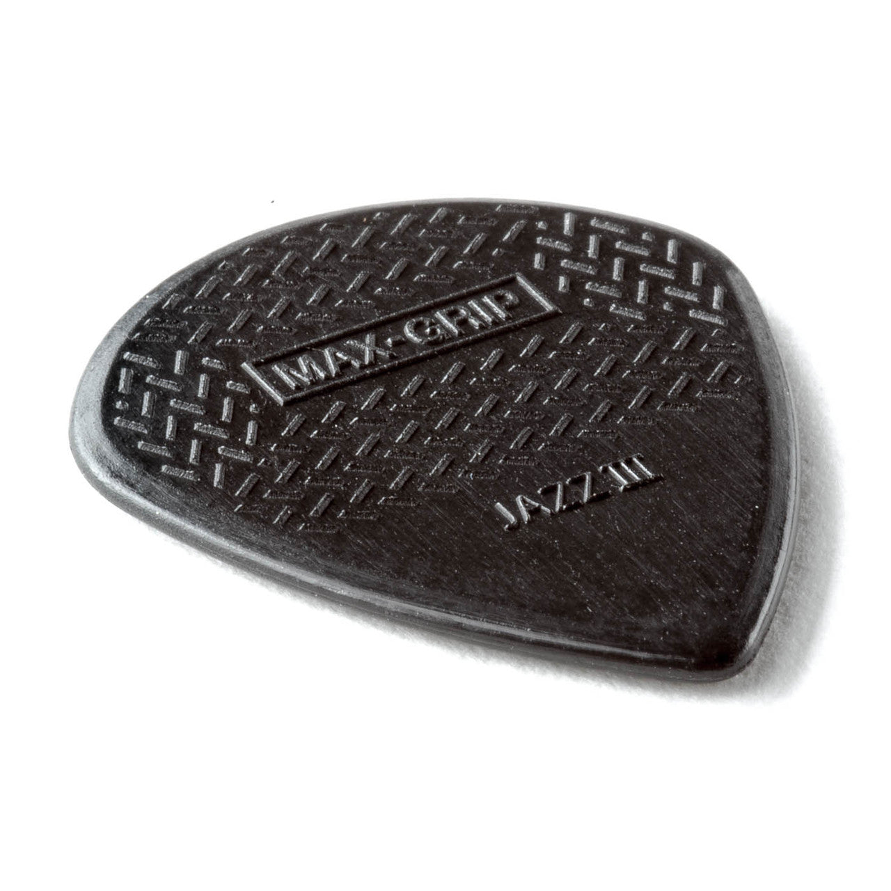 Jim Dunlop Nylon Jazz 3 Max Grip Black Stiffo, Player Pack 6-Pack