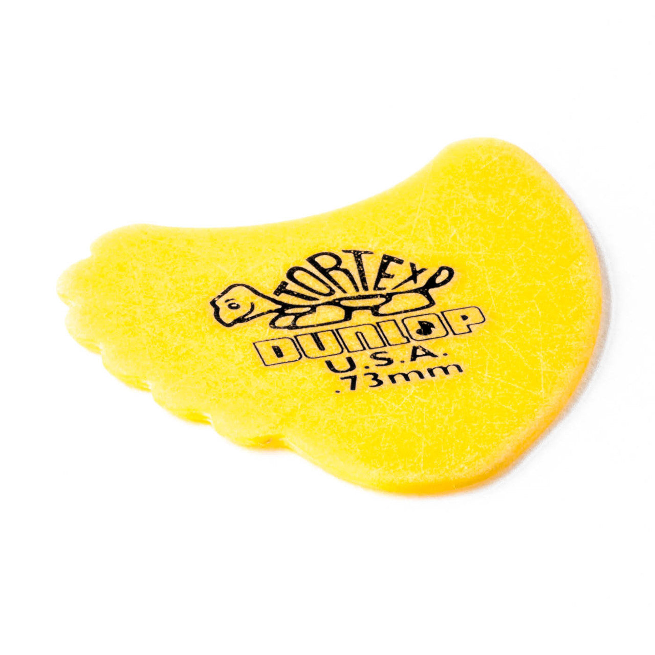 Jim Dunlop TORTEX Yellow Fin .73mm Guitar Plectrum, 6-Pack