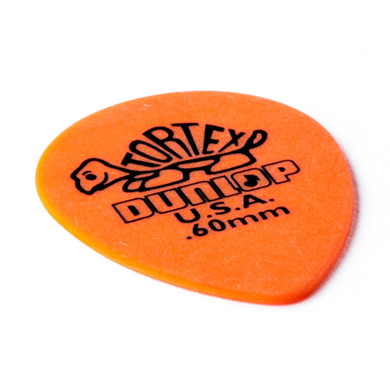 Jim Dunlop TORTEX Small Teardrop .60mm Guitar Plectrums, Orange, 36-Pack