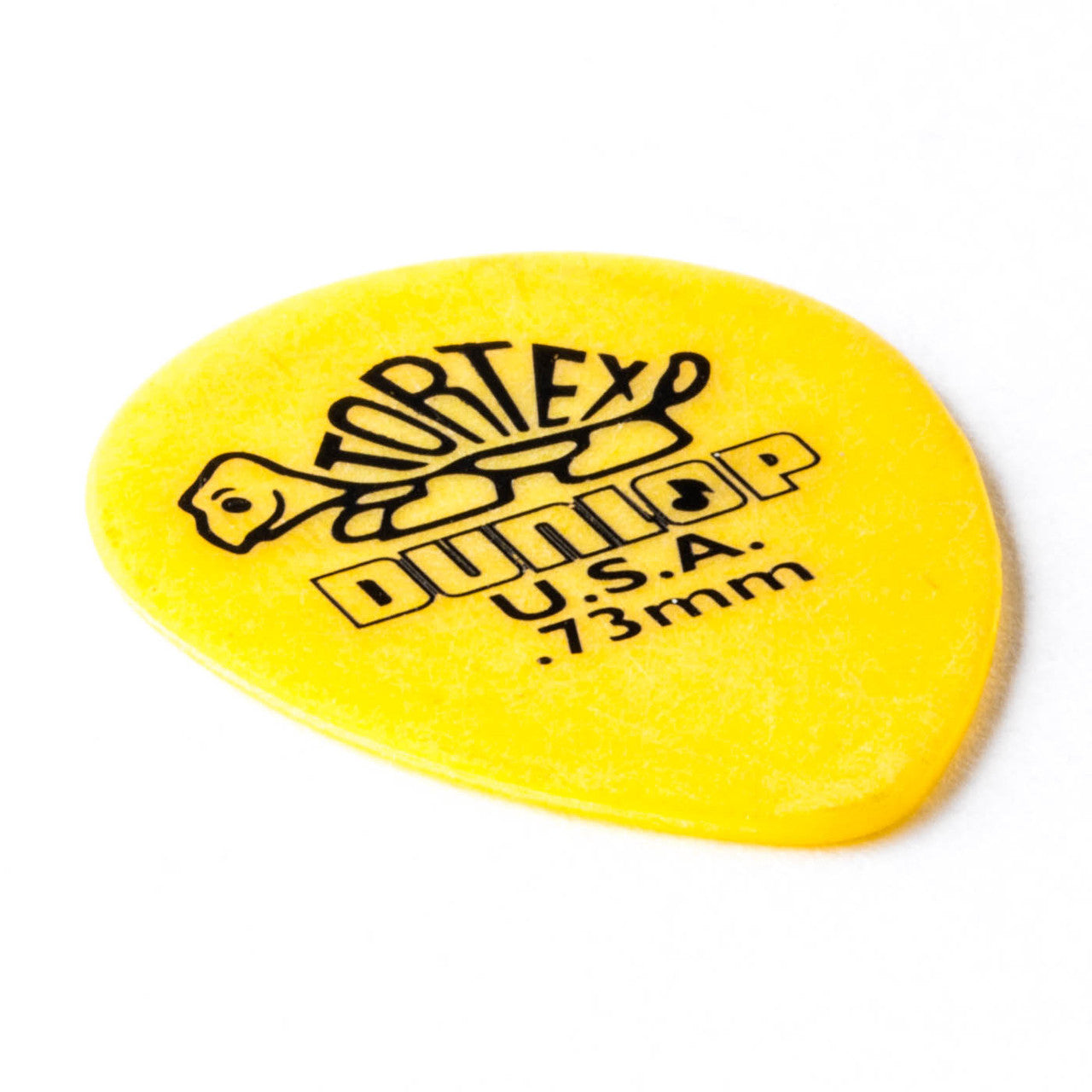 Jim Dunlop TORTEX Small Tear Drop .73mm Yellow, 36-Pack