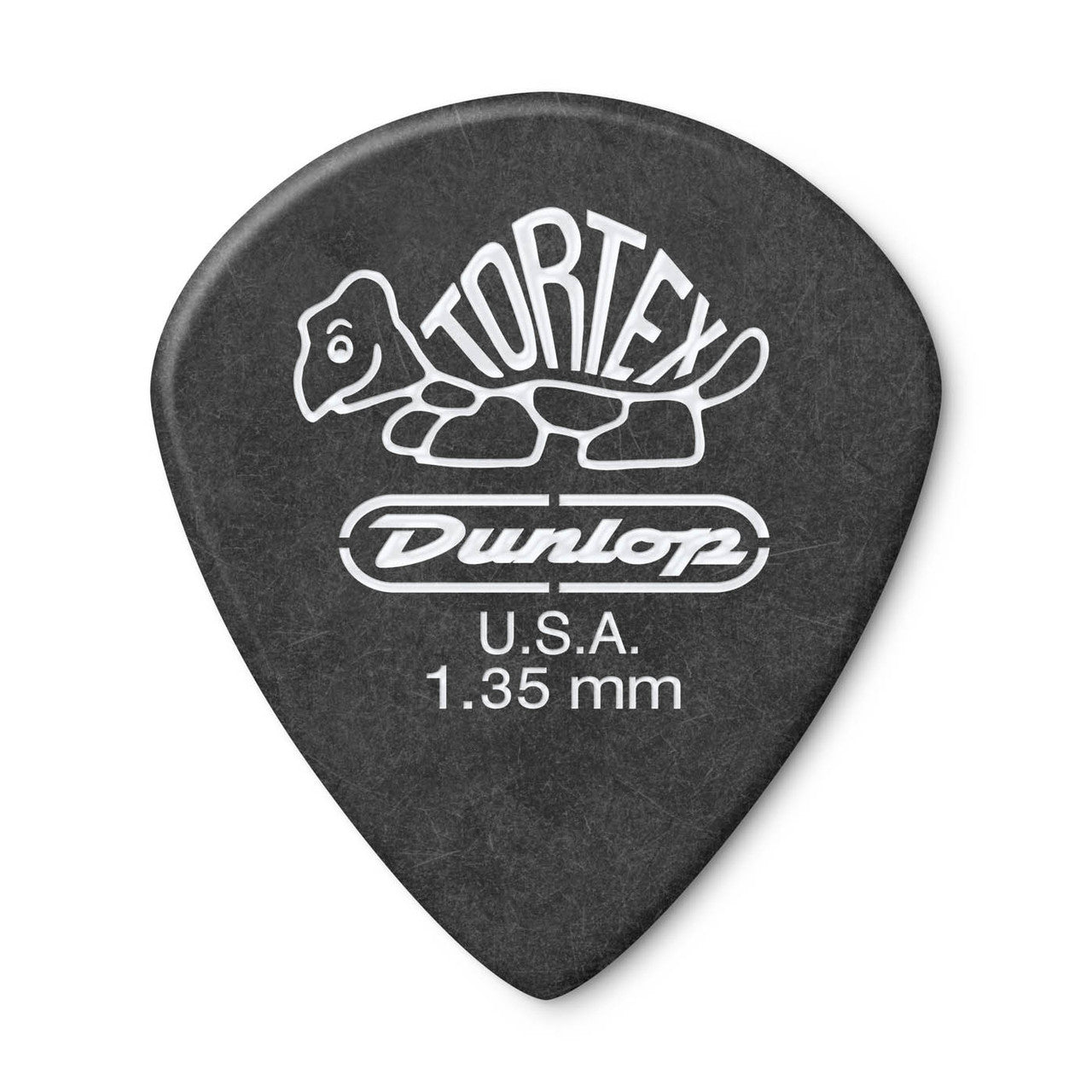 Jim Dunlop Tortex Jazz III XL Series 1.35mm Guitar Plectrum, 12-Pack