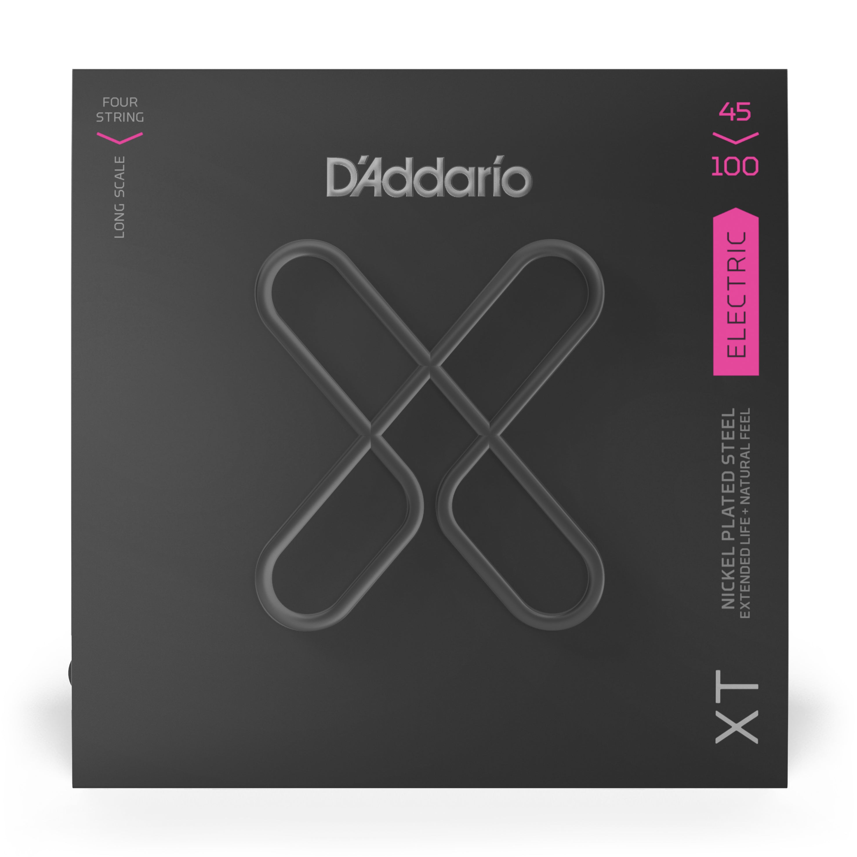 D'Addario XT Nickel Wound 45-100 Bass Guitar Strings, Long Scale