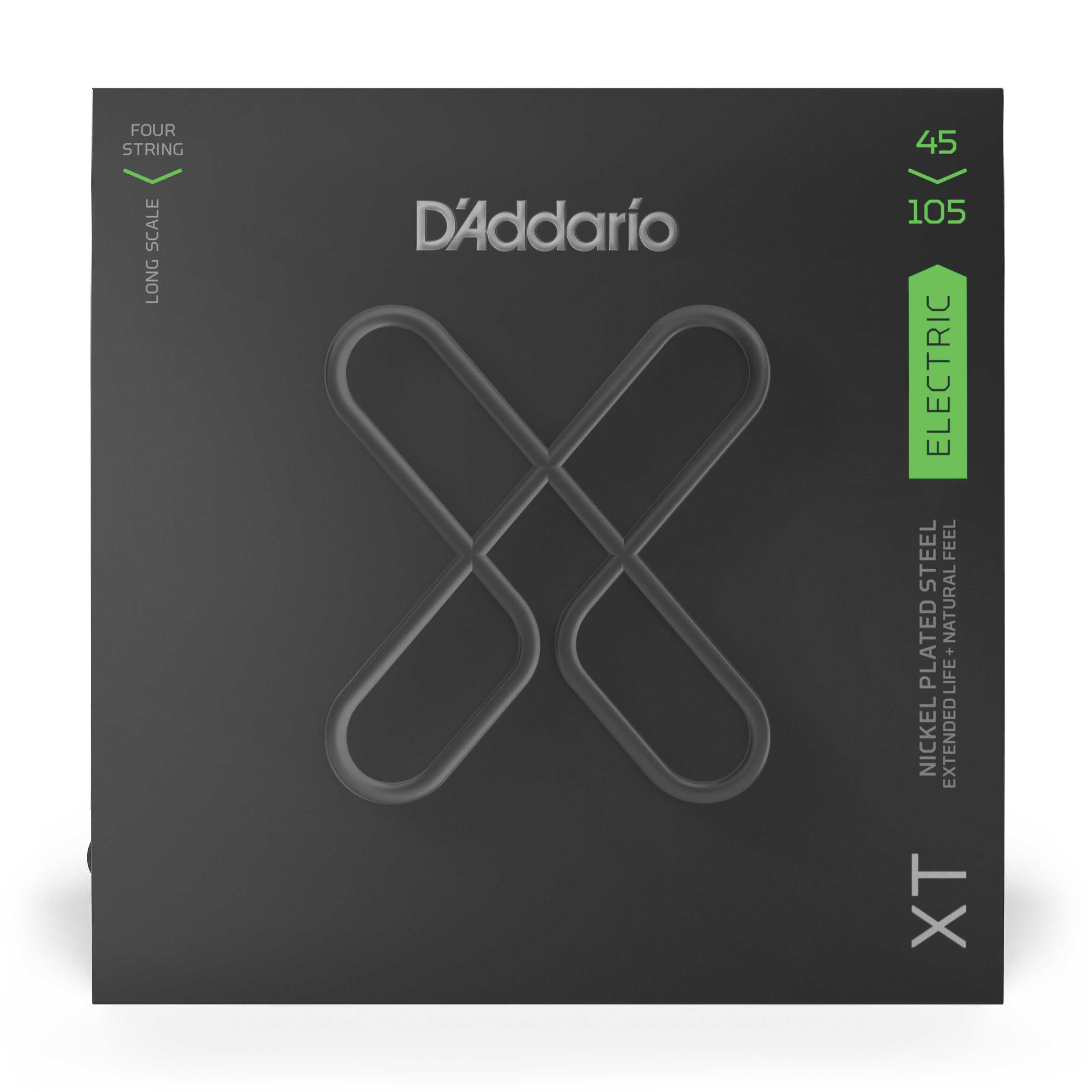 D'Addario XT Nickel Wound 45-105 Bass Guitar Strings, Long Scale
