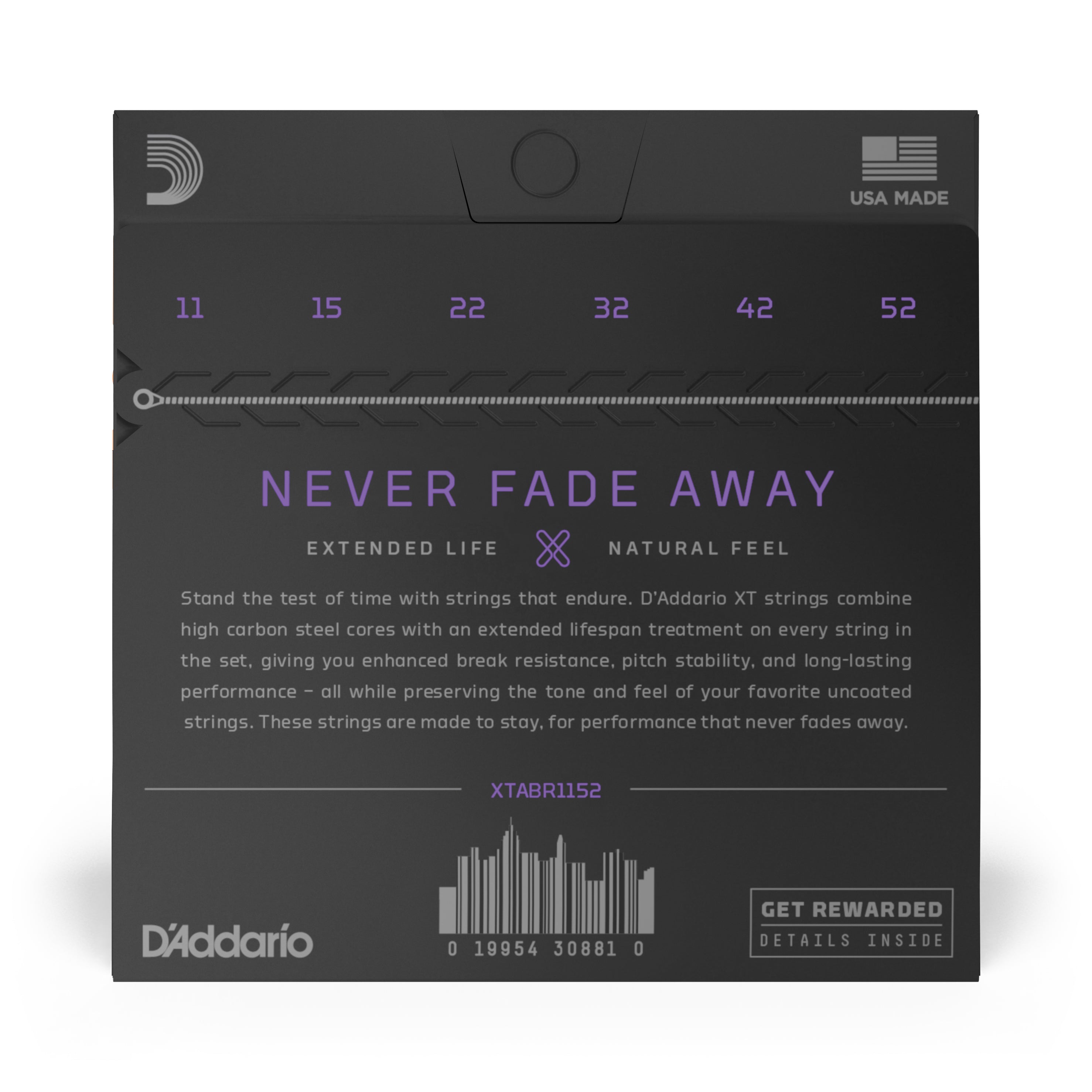 D'Addario XT 80/20 Bronze 11-52 Acoustic Guitar Strings