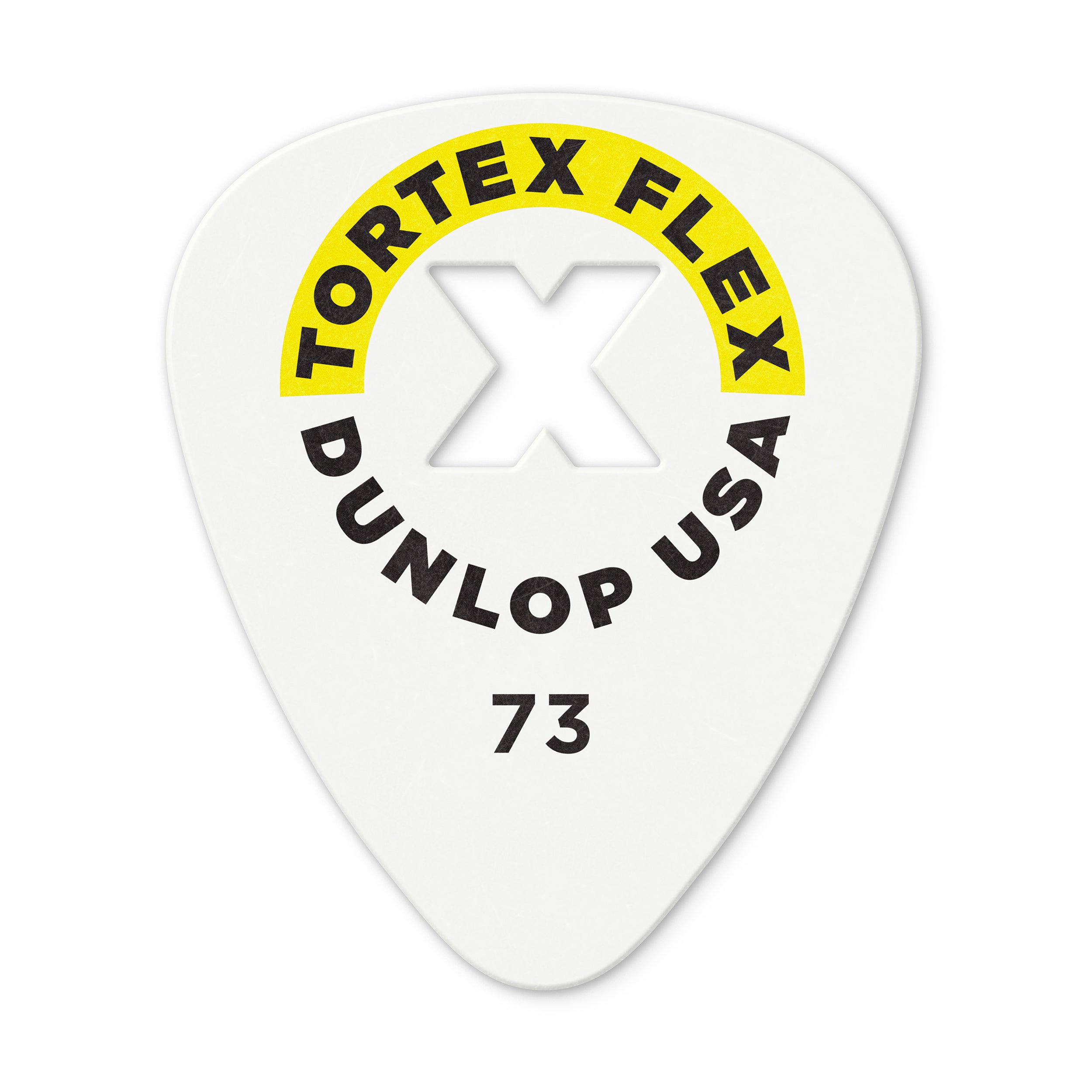 Jim Dunlop TORTEX FLEX X .73mm Guitar Plectrum, 12-Pack