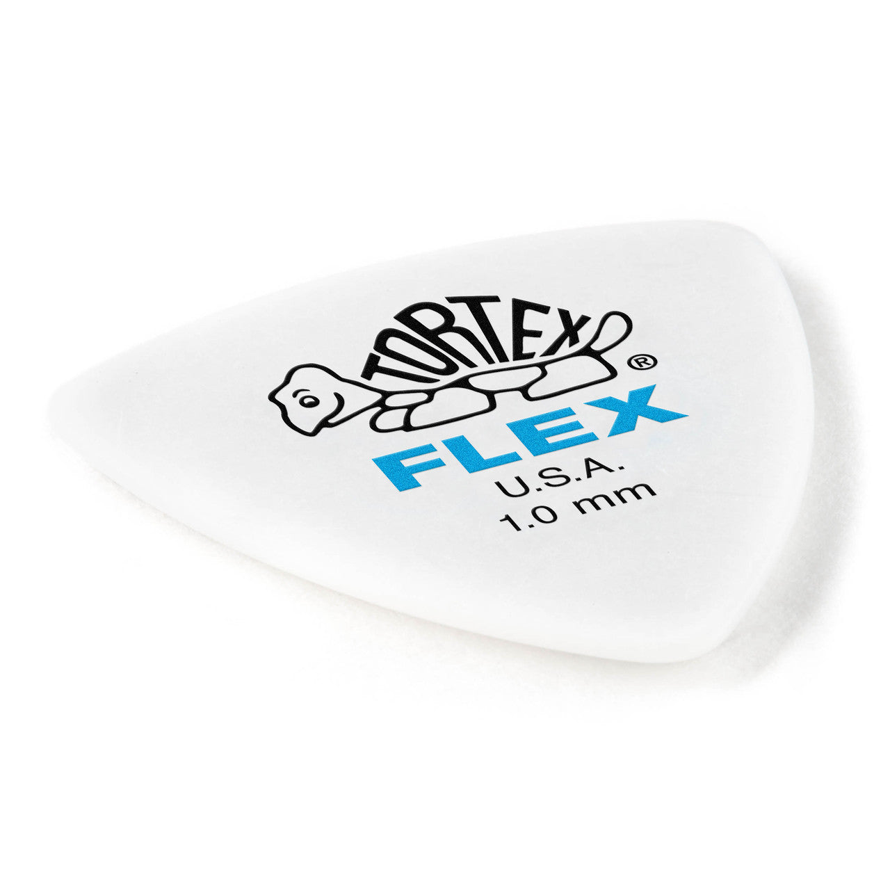 Jim Dunlop TORTEX FLEX Triangle 1mm Guitar Plectrum, 12-Pack