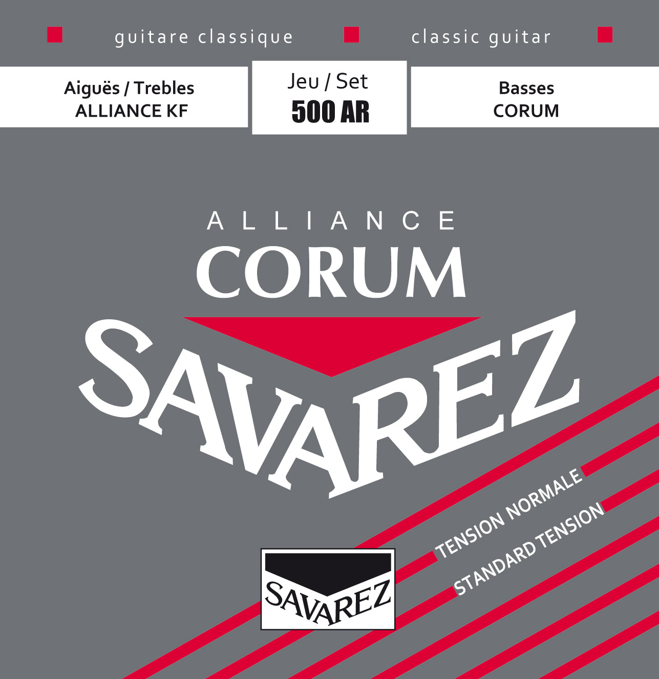 Savarez 500AR Alliance Corum Classical Guitar Strings, Normal Tension