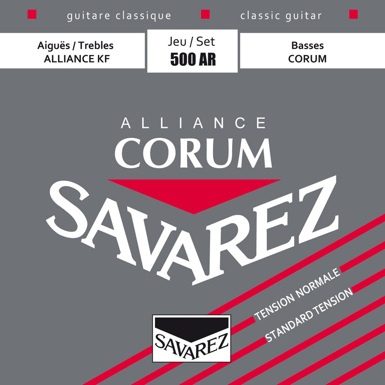 Savarez 500AR Alliance Corum Classical Guitar Strings, Normal Tension