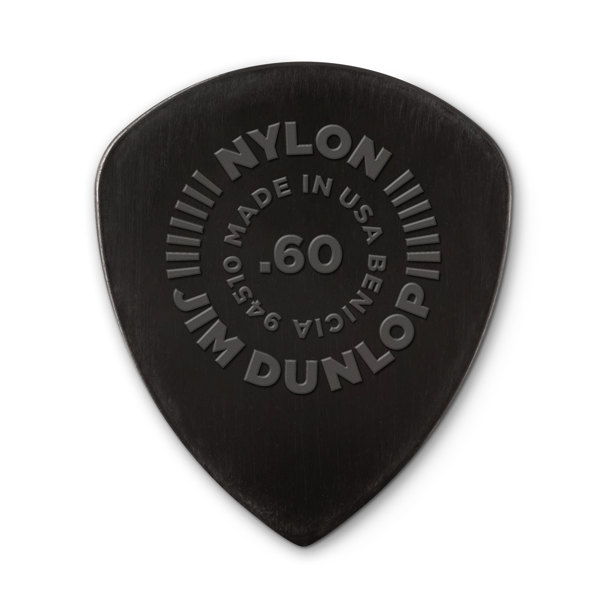 Jim Dunlop FLOW Nylon 0.60mm Guitar Plectrum, 12-Pack