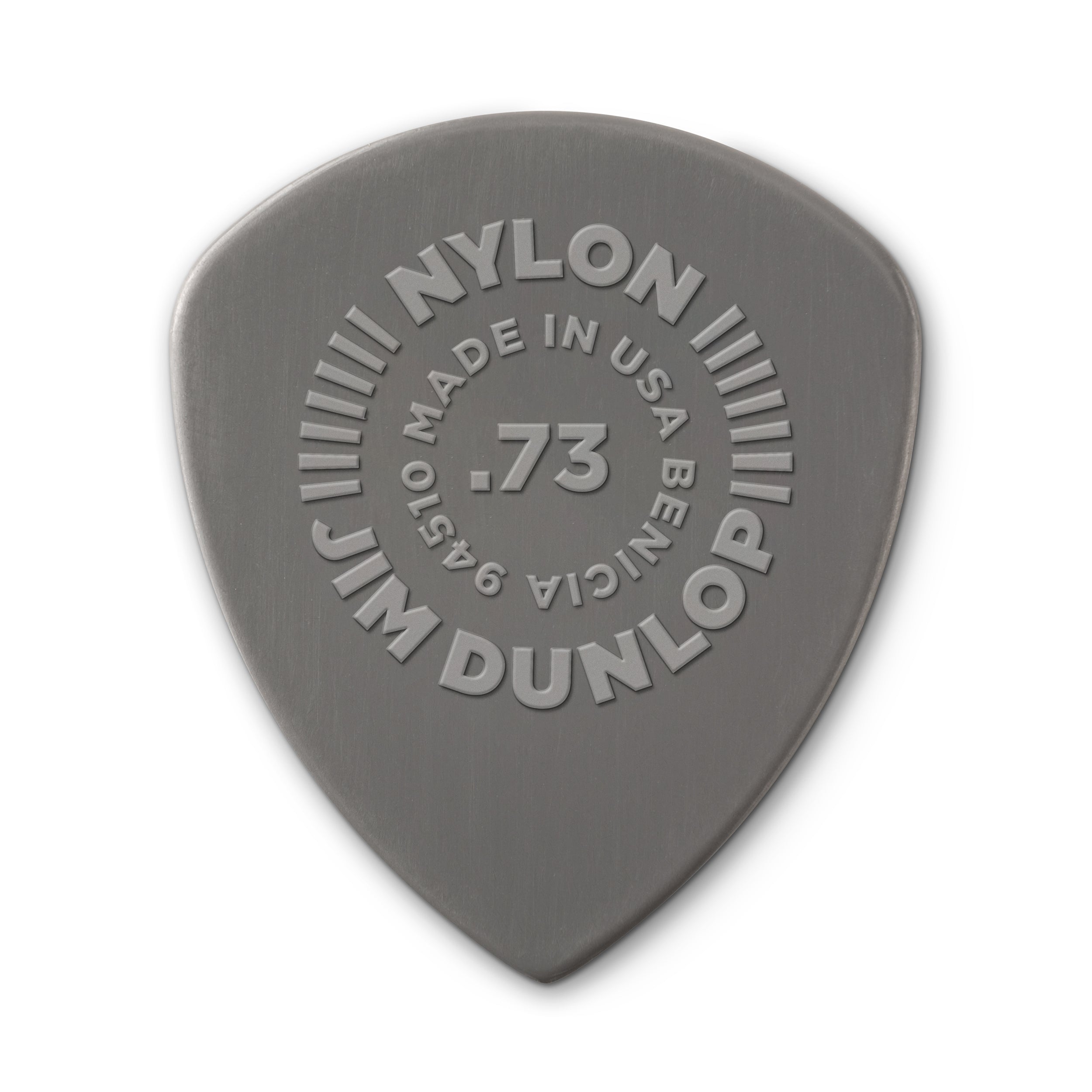 Jim Dunlop FLOW Nylon 0.73mm Guitar Plectrum, 12-Pack