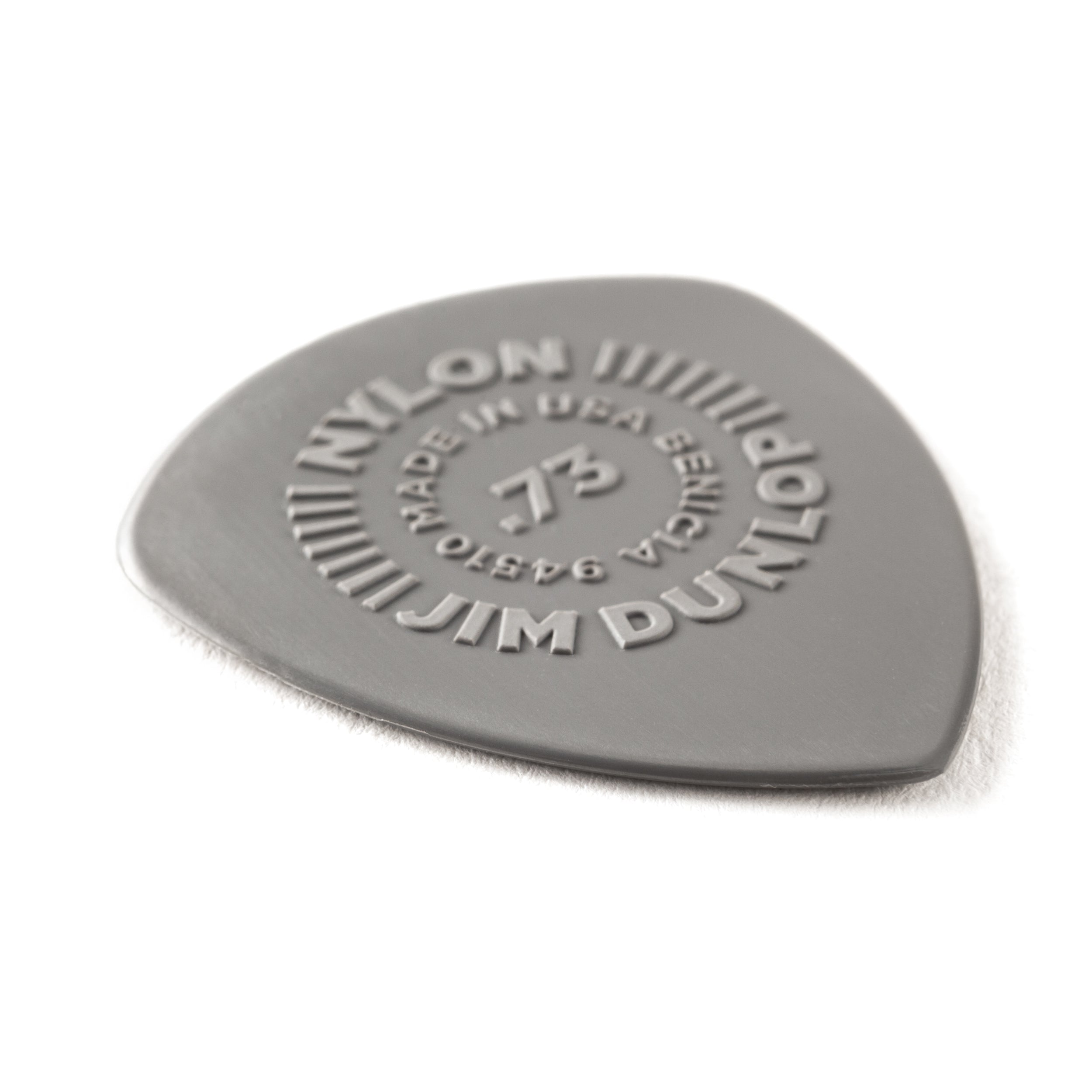 Jim Dunlop FLOW Nylon 0.73mm Guitar Plectrum, 12-Pack