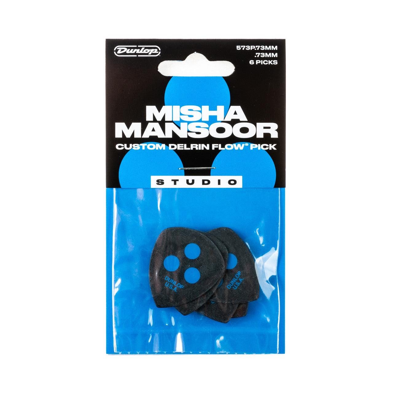 Jim Dunlop Misha Mansoor Studio FLOW Guitar Picks, 6-Pack