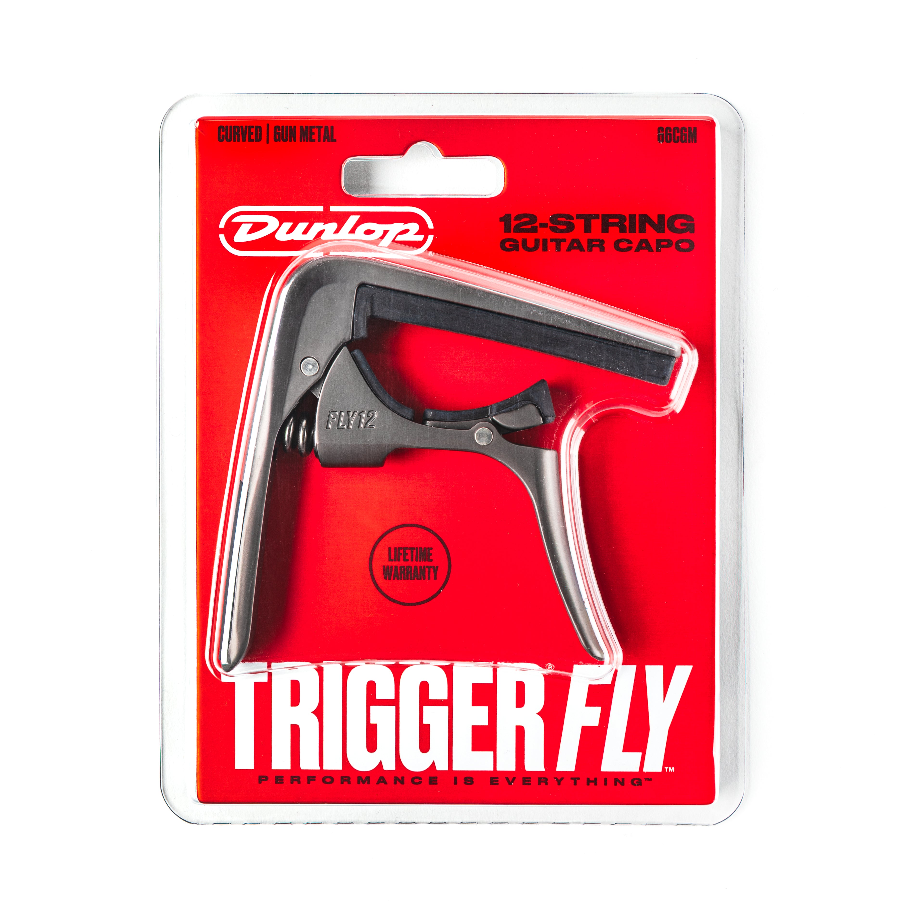 Jim Dunlop Trigger FLY 12-String Guitar Capo, Gun Metal Grey
