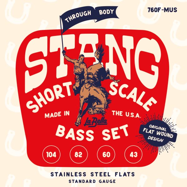 La Bella STANG Deep Talkin' Bass 43-104 Mustang Bass Strings, 30