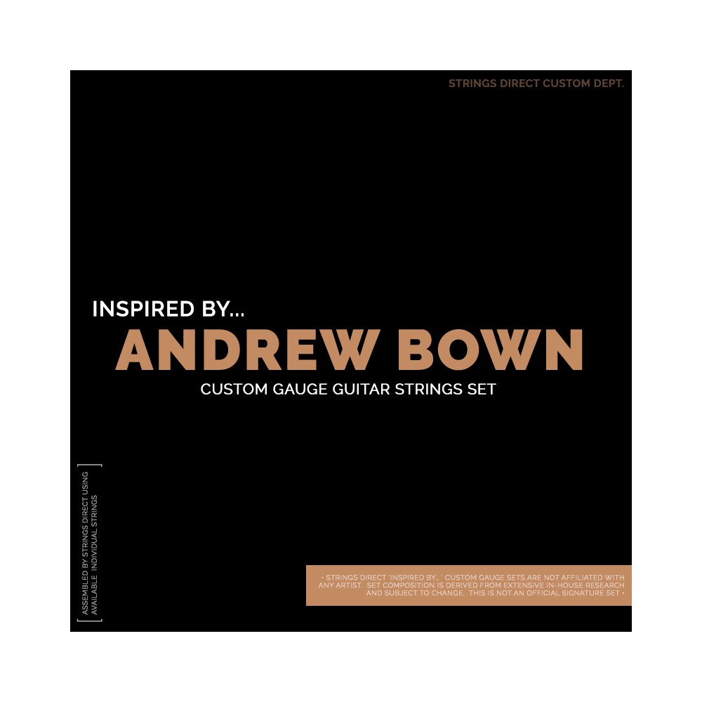 Inspired by Andrew Bown Custom Gauge 11-50 Electric Guitar Strings