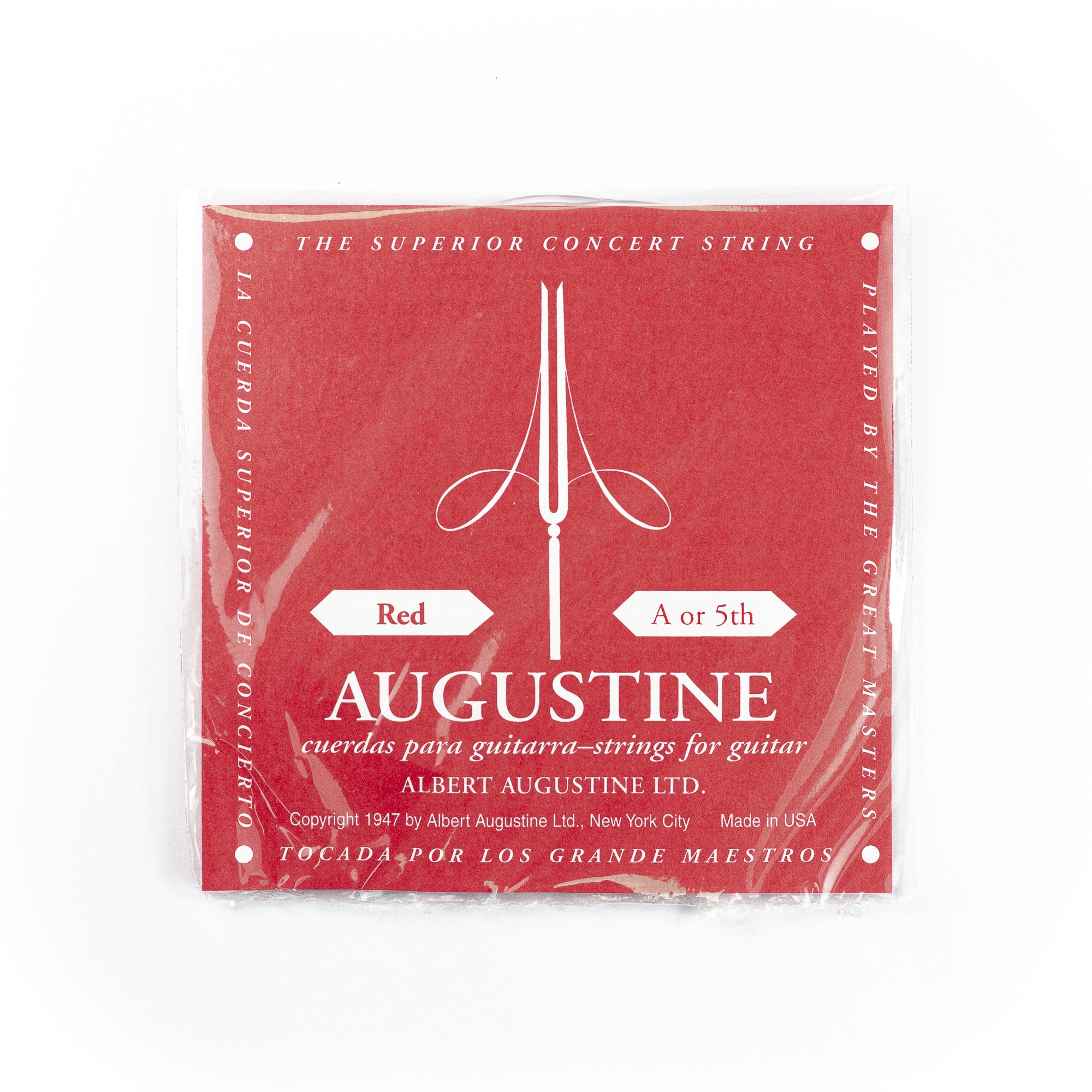 Augustine Classic/Red Silver-Wound A-5th (.035