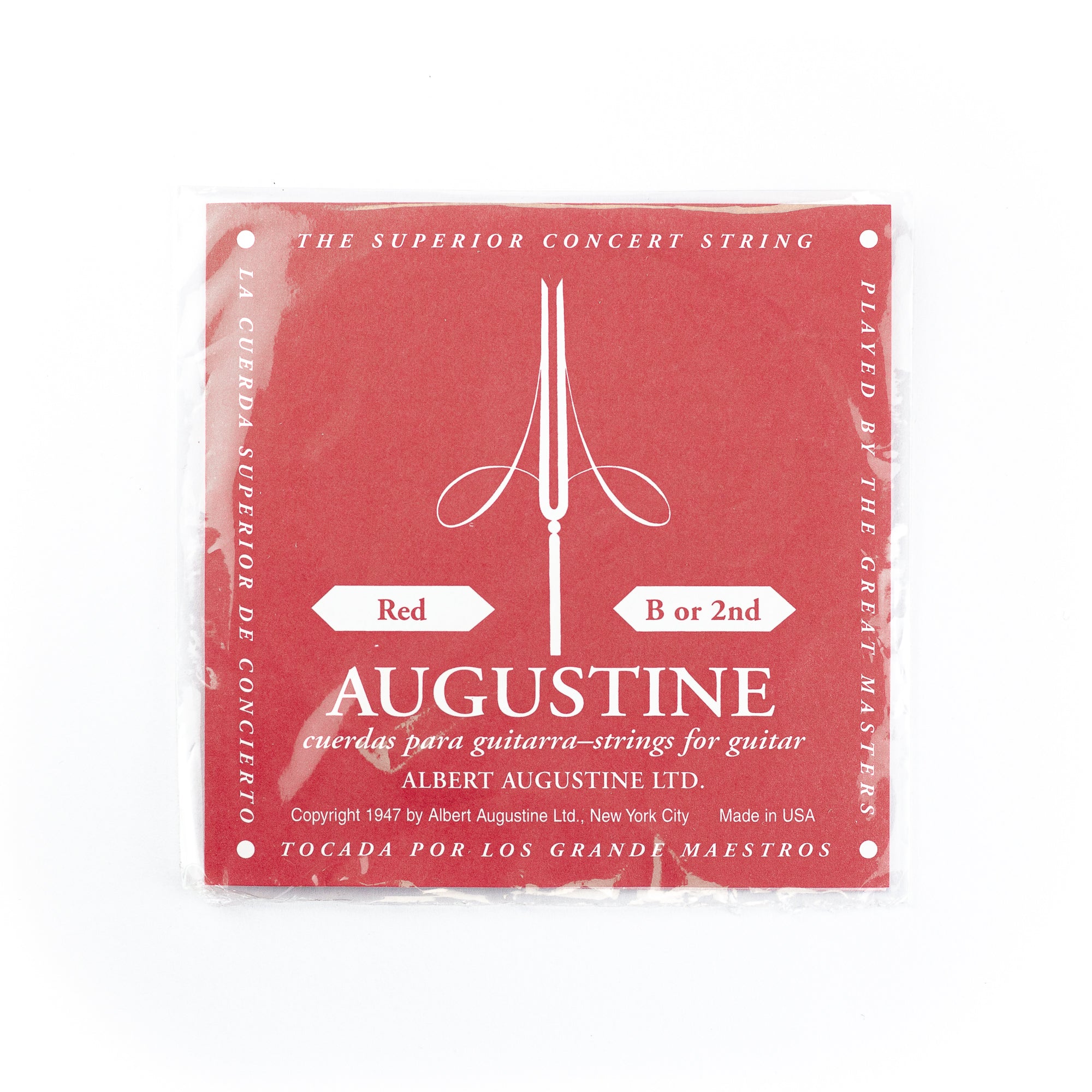 Augustine Classic/Red Clear Nylon B-2nd (.032
