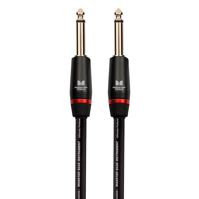 Monster BASS Bass Guitar Cable 21ft (6.4m), Straight-Straight