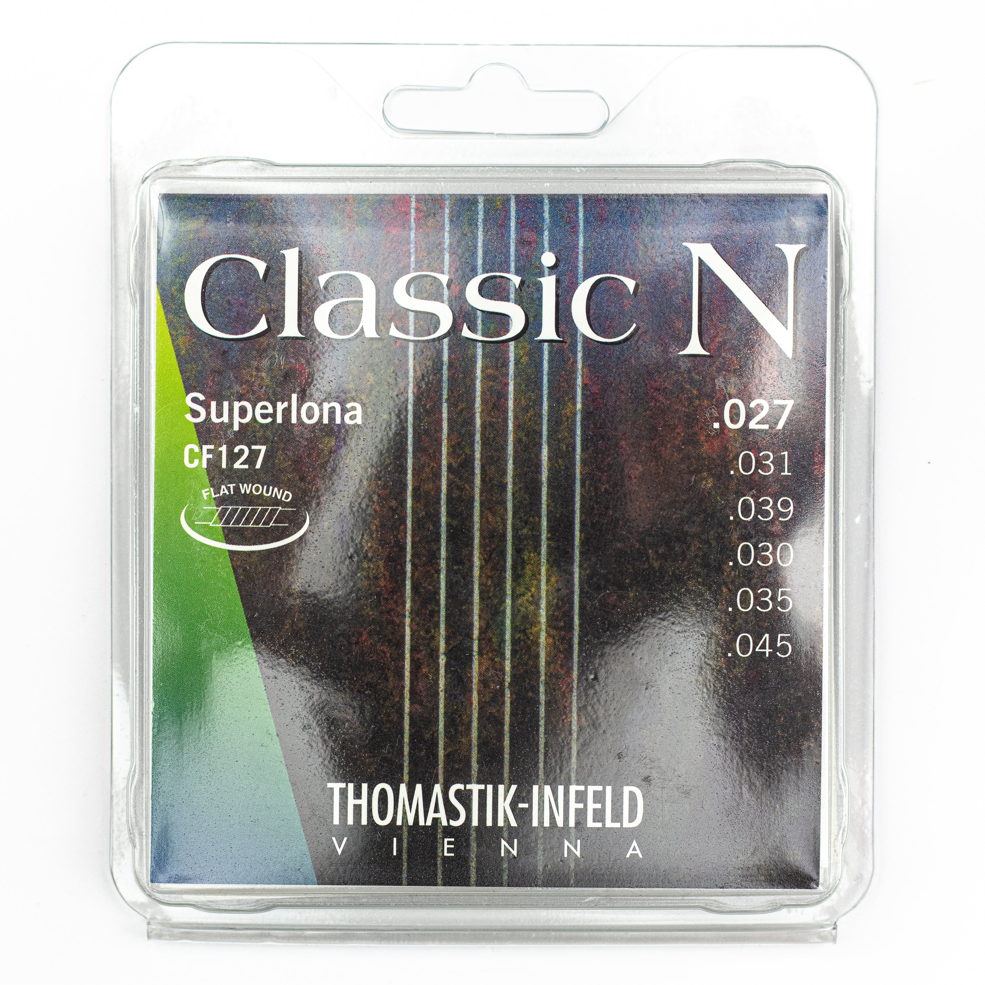 Thomastik-Infeld CF127 Chrome Flat Wound Classical Guitar Strings, Light Tension