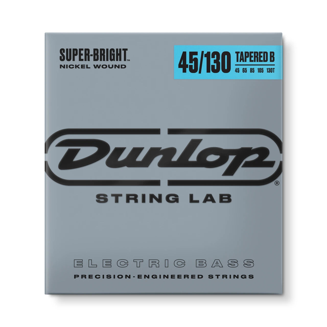 Jim Dunlop Super Bright Nickel 45-130 5-String Bass Strings, Long Scale, Tapered B