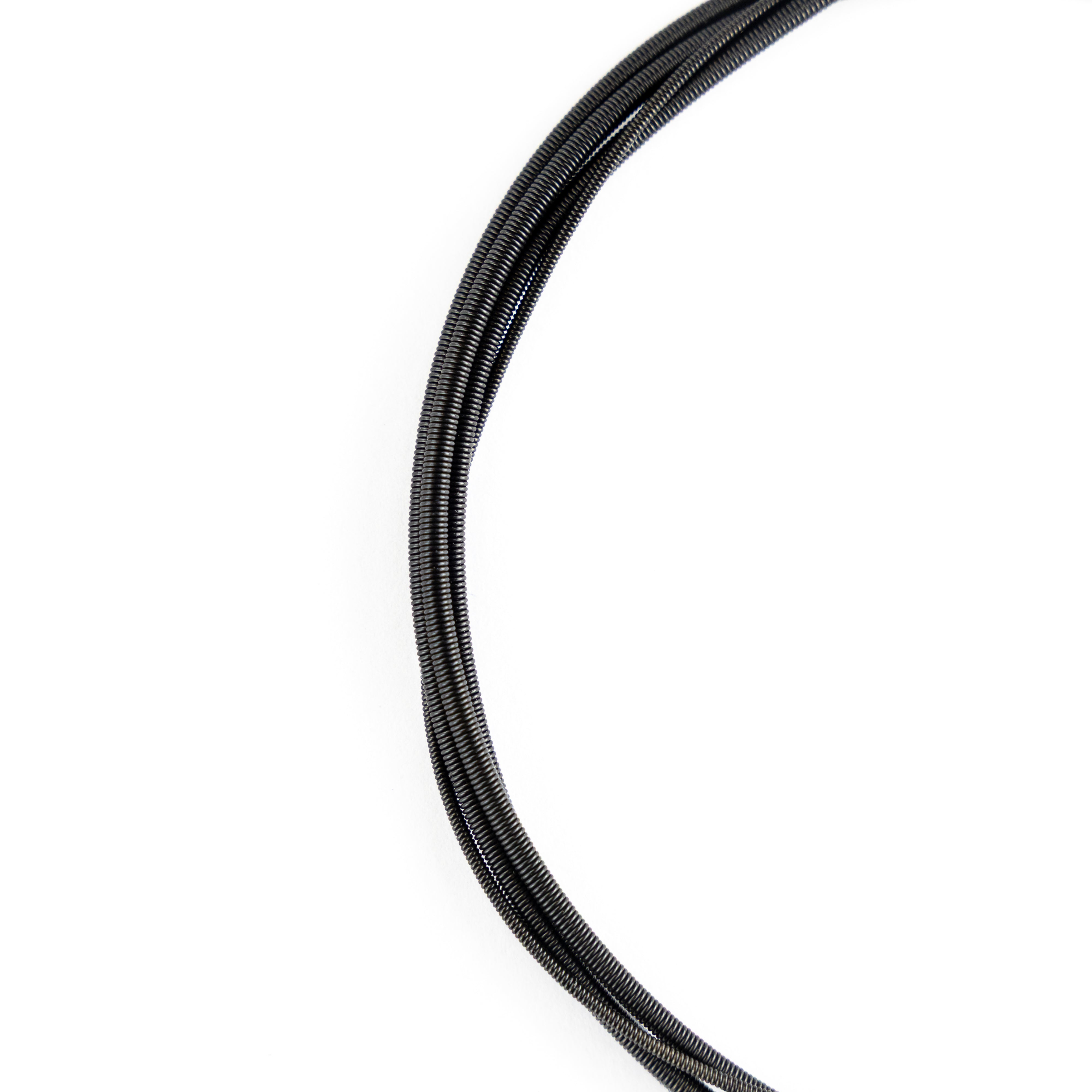 DR Strings BLACK BEAUTIES Stainless Steel 45-105 Bass Strings, Long Scale