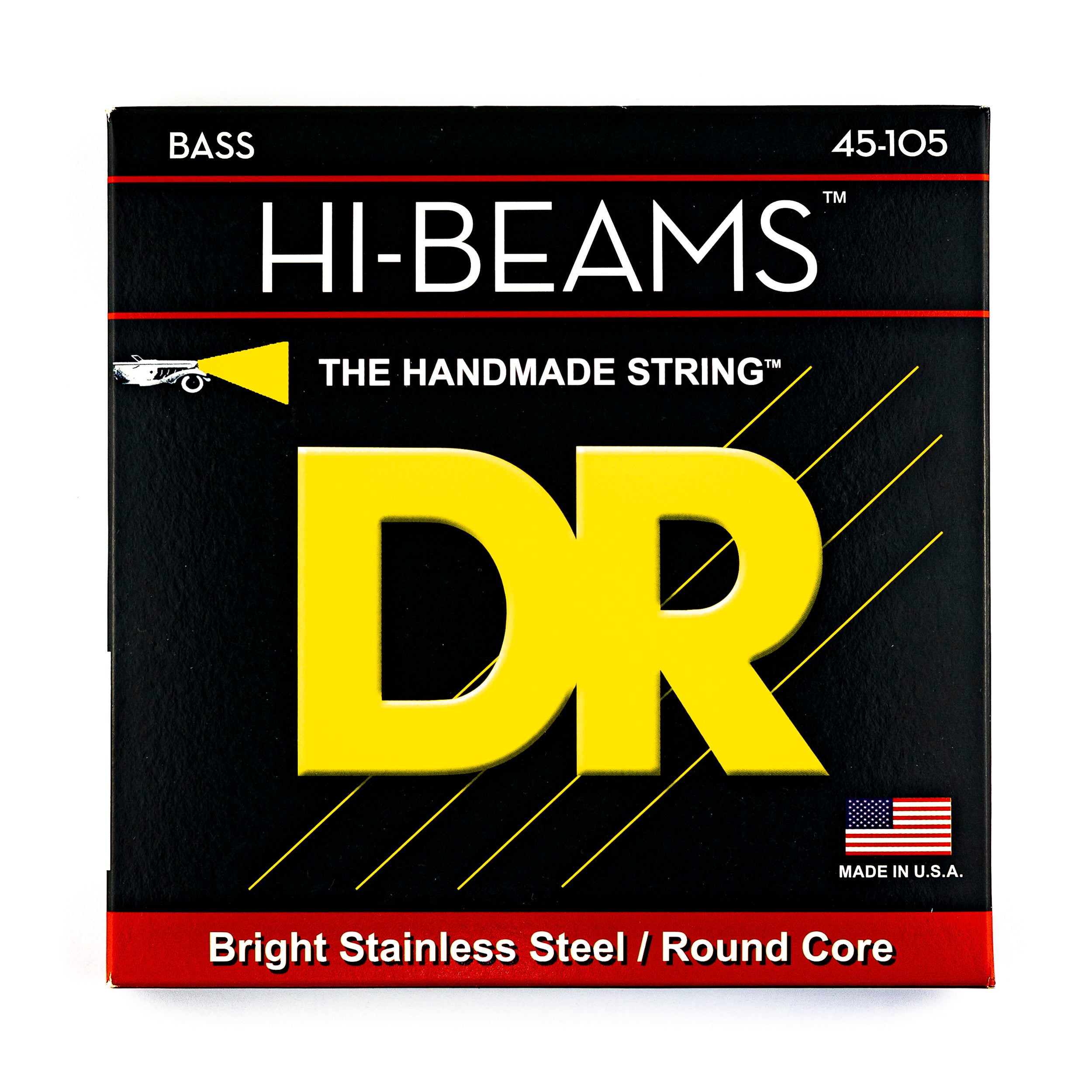 DR Strings HI-BEAM Stainless Steel 45-105 Bass Guitar Strings
