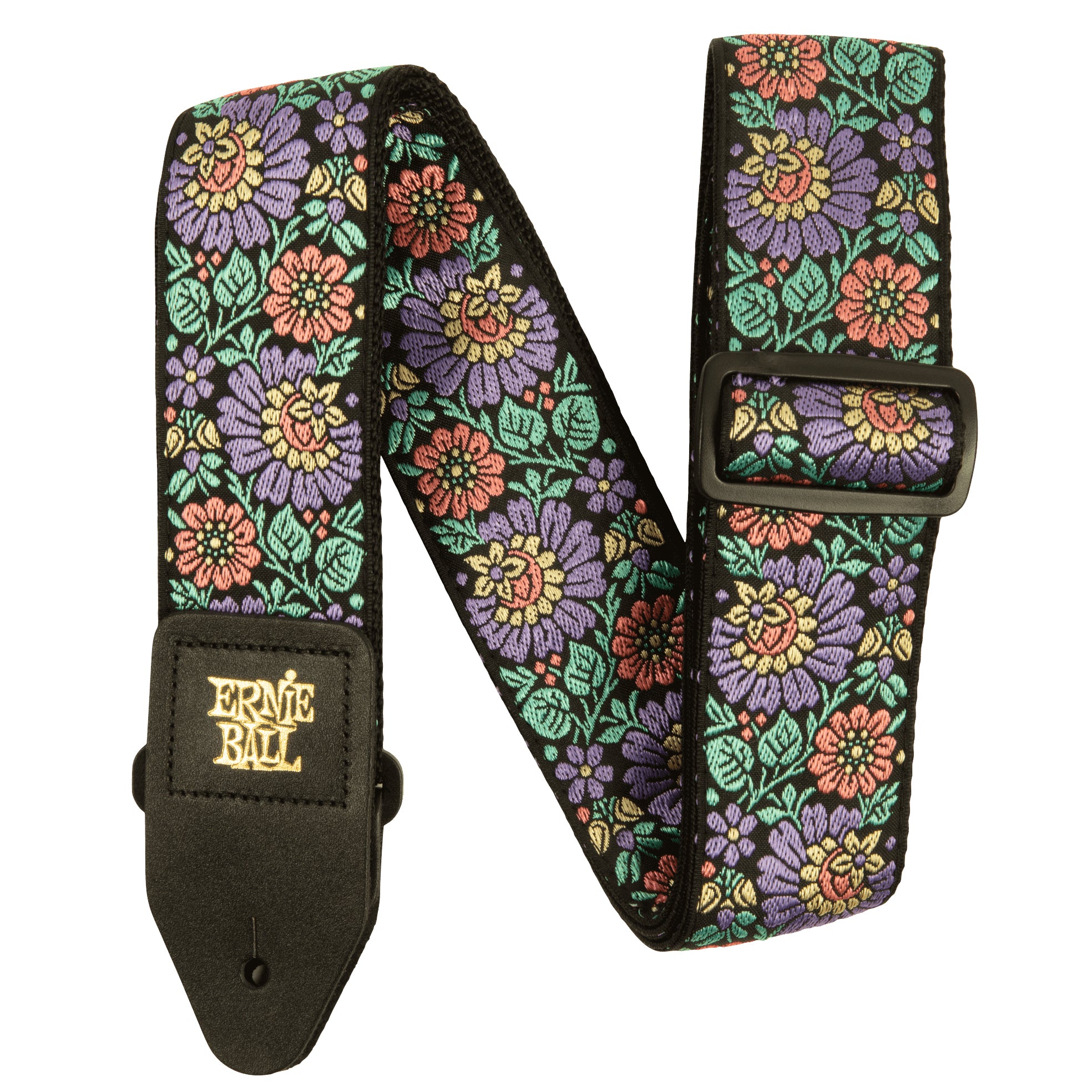 Ernie Ball Evening Bloom Jacquard Guitar Strap