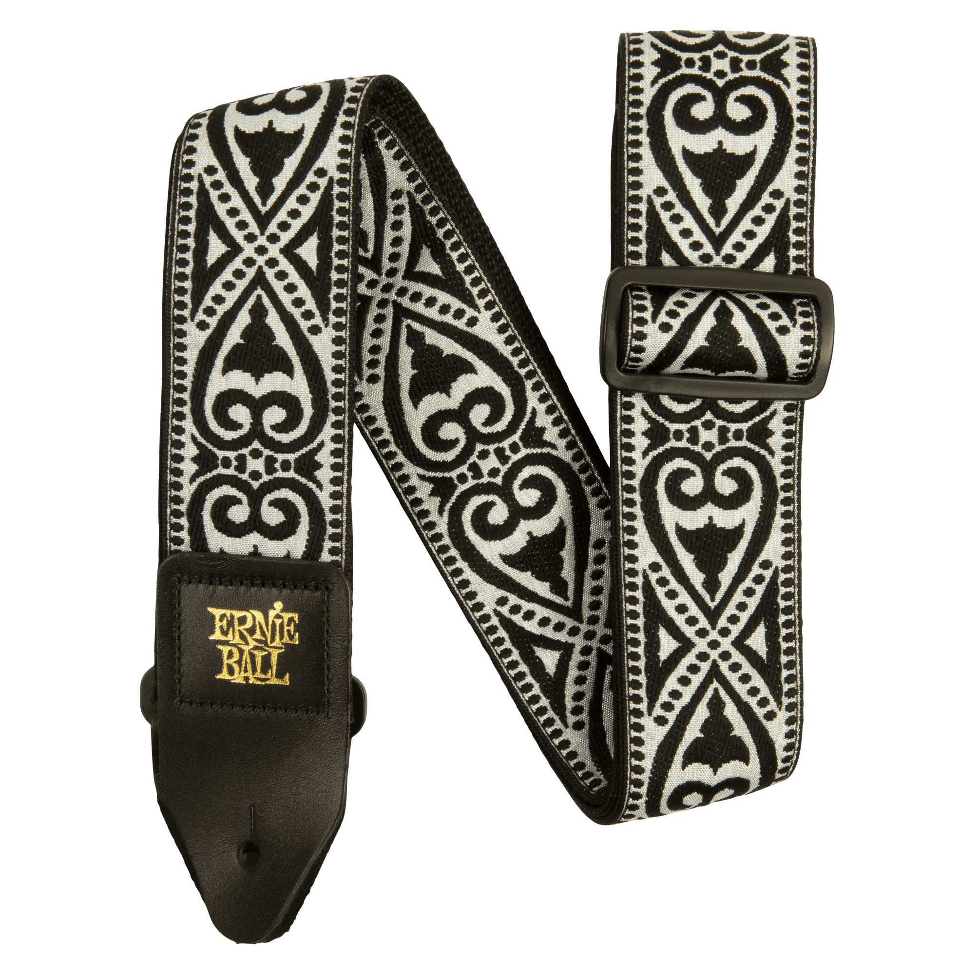 Ernie Ball Black Heart Jacquard Guitar Strap
