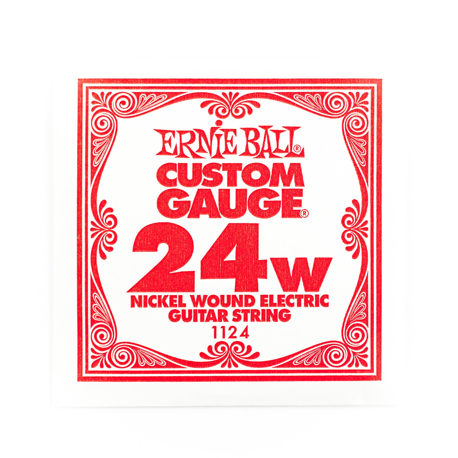 Ernie Ball Nickel Wound .024w Electric Guitar Single String