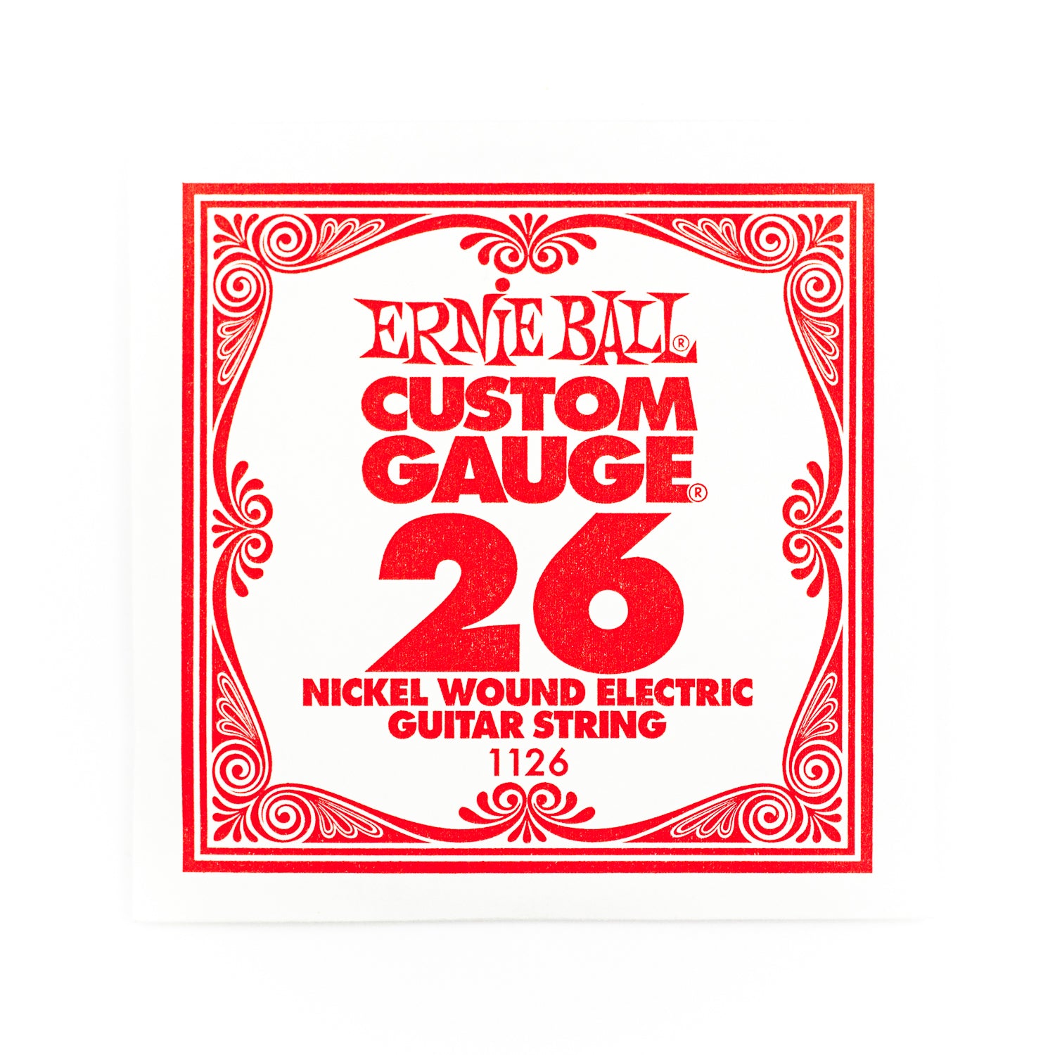 Ernie Ball Nickel Wound .026w Electric Guitar Single String