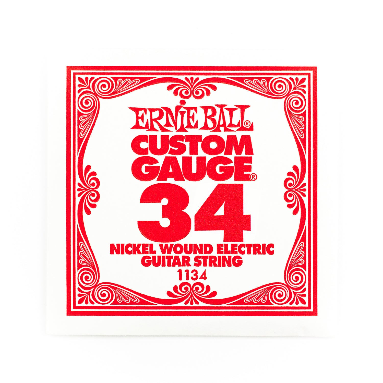Ernie Ball Nickel Wound .034w Electric Guitar Single String
