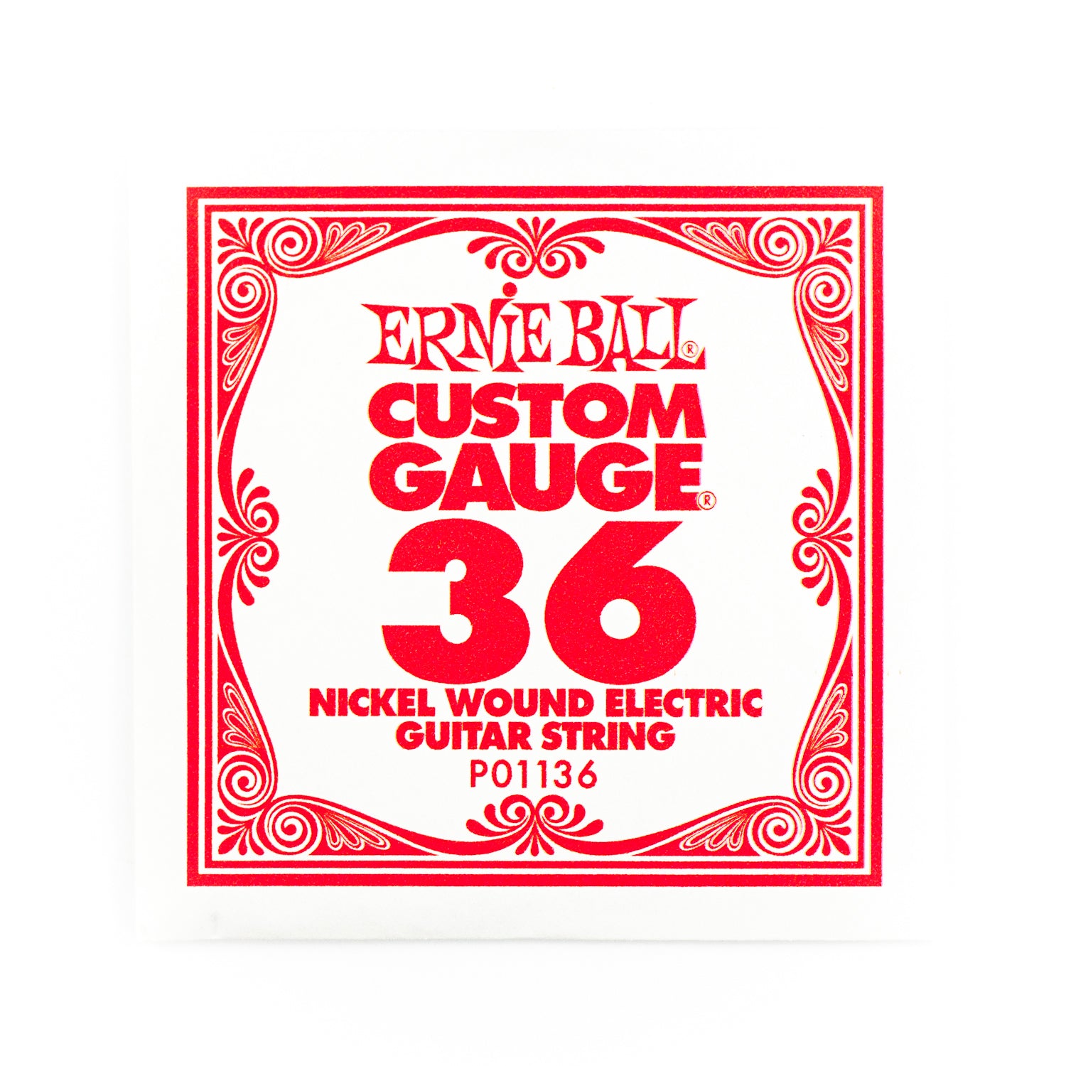 Ernie Ball Nickel Wound .036w Electric Guitar Single String