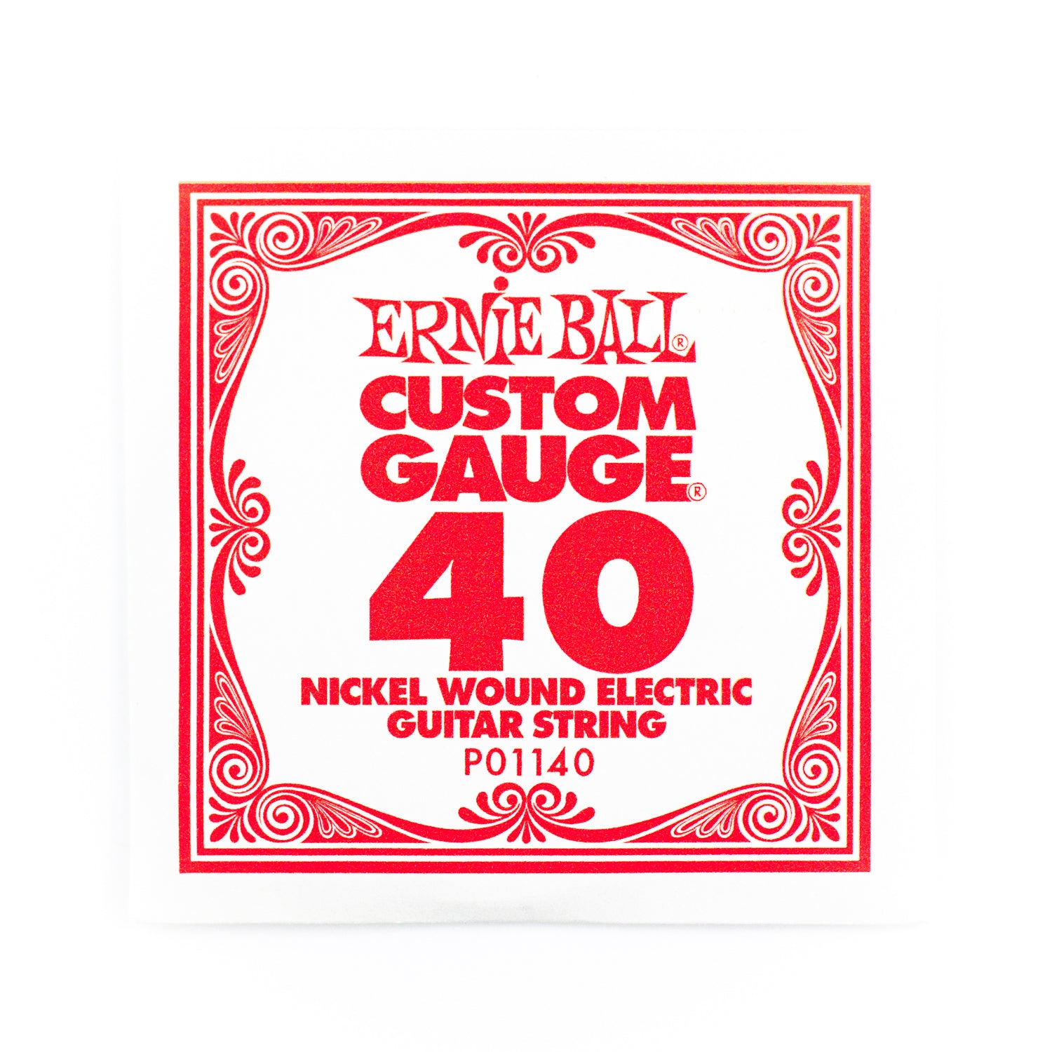 Ernie Ball Nickel Wound .040w Electric Guitar Single String