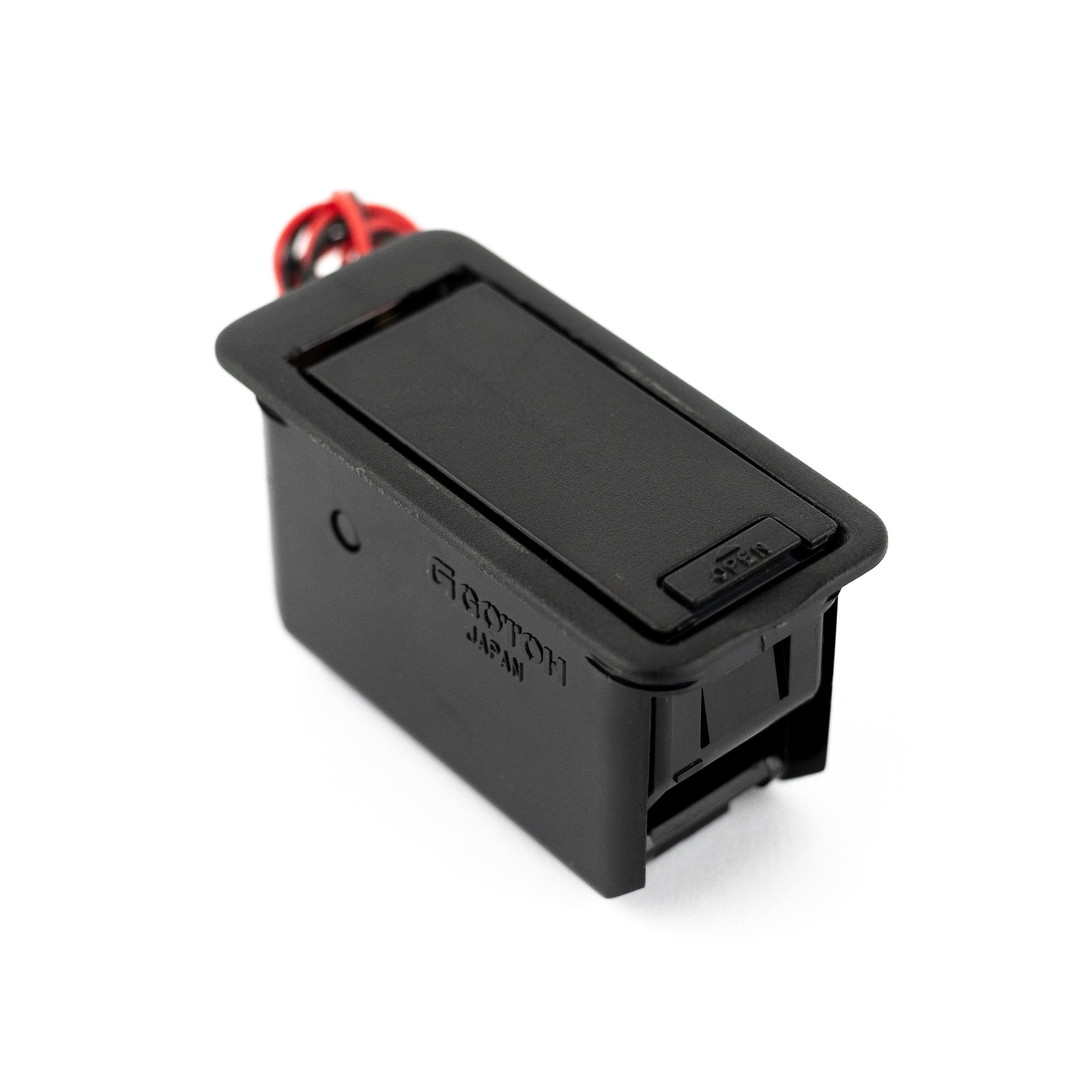 Allparts EP-2928-023 9-Volt Battery Compartment with Access Door, Top Mount