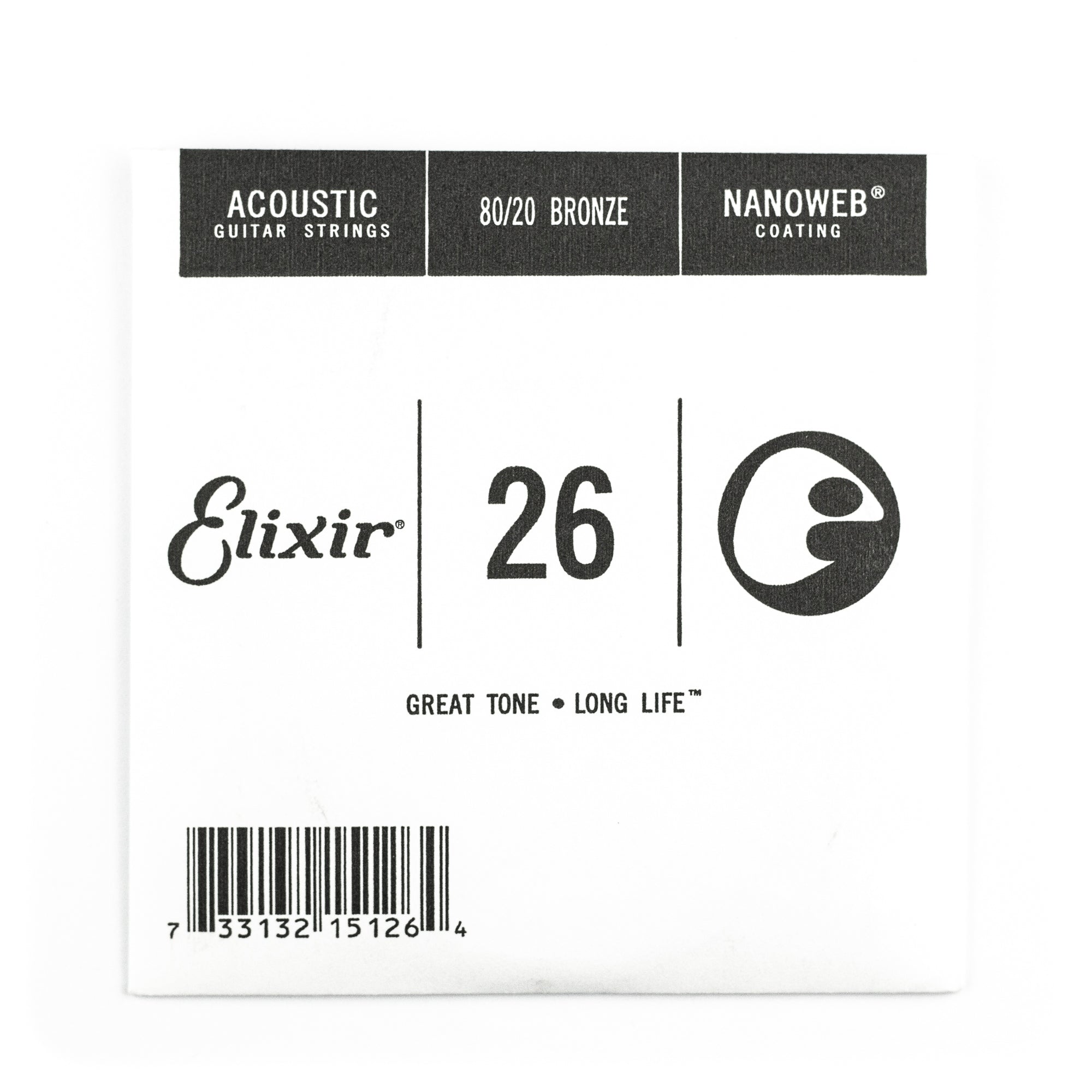Elixir Nanoweb 80/20 Bronze 26 (.026