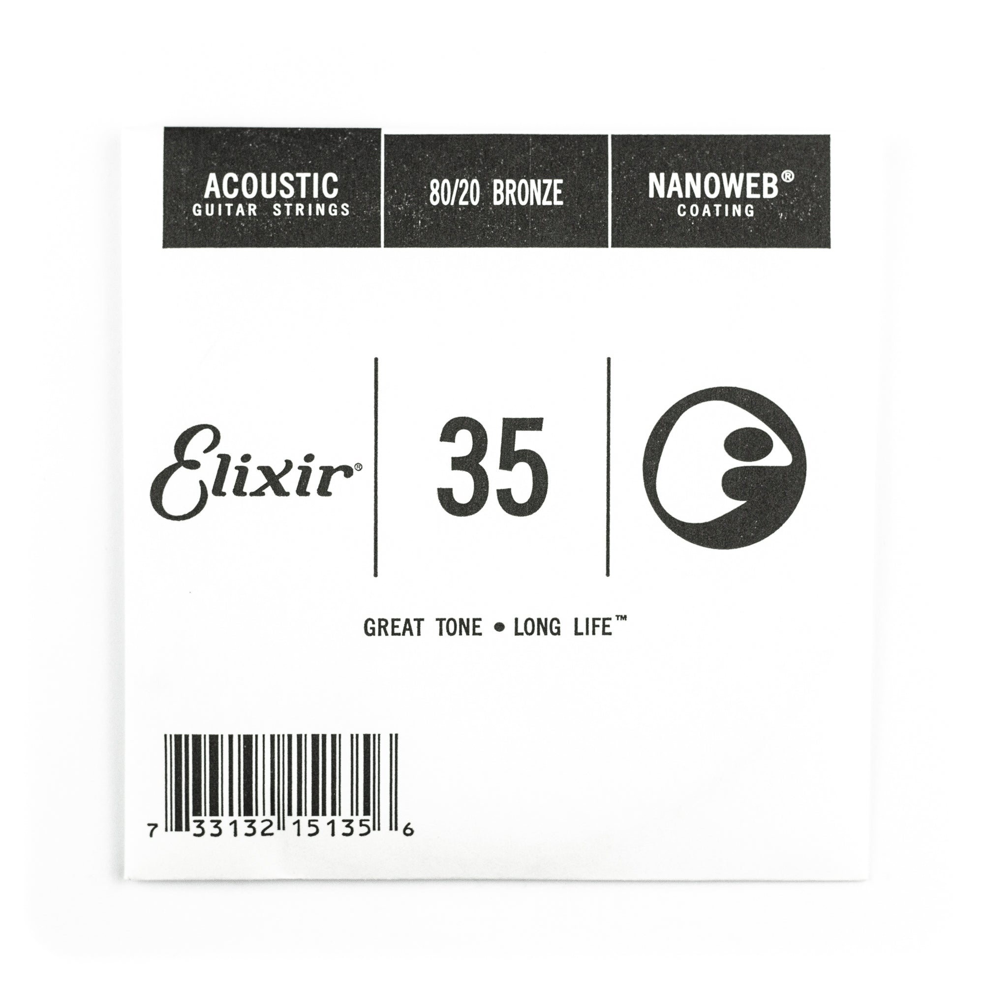 Elixir Nanoweb 80/20 Bronze 35 (.035
