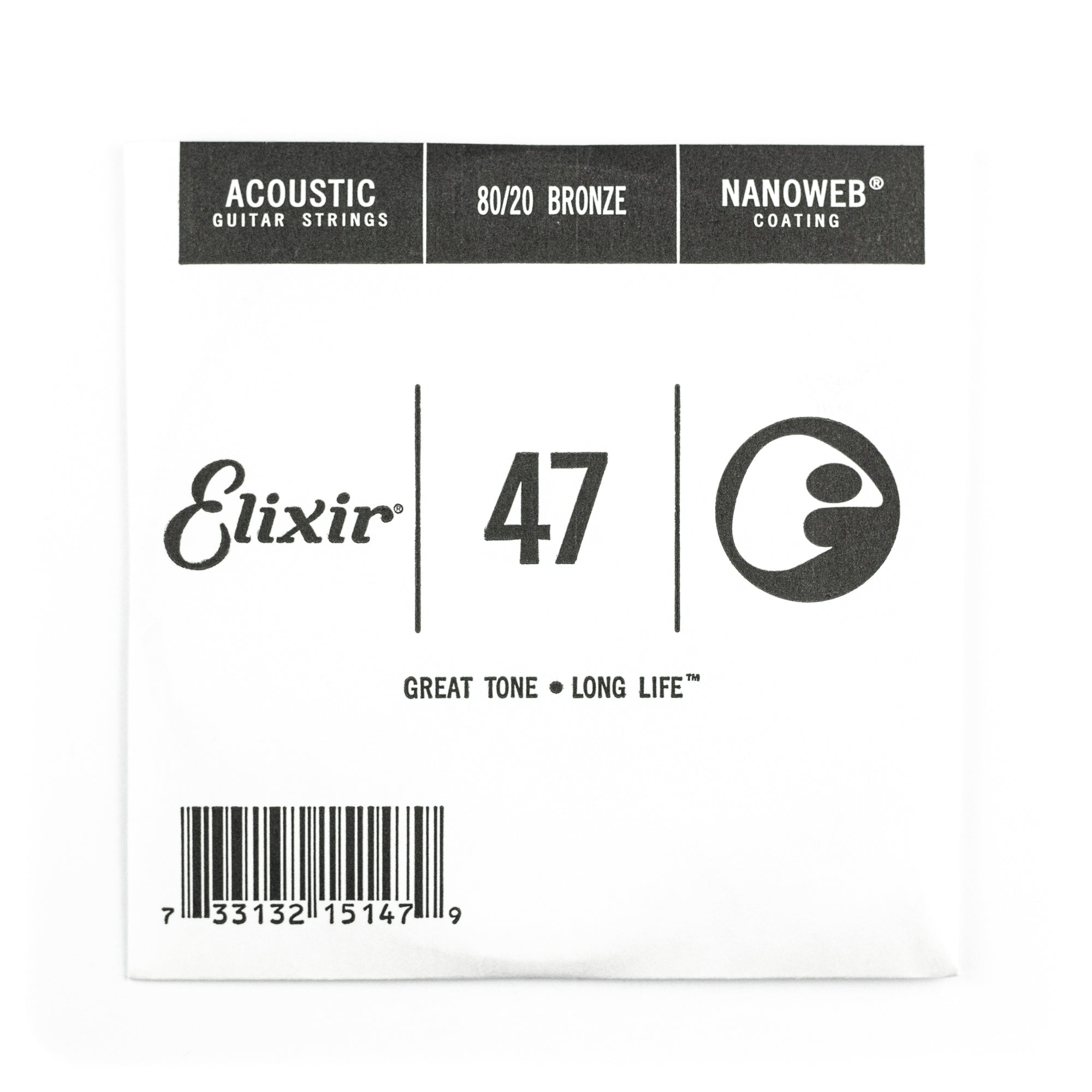 Elixir Nanoweb 80/20 Bronze 47 (.047