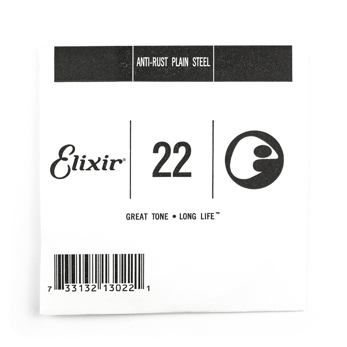 Elixir AntiRust Plain Steel 22 (.022") Guitar Single String Strings Direct