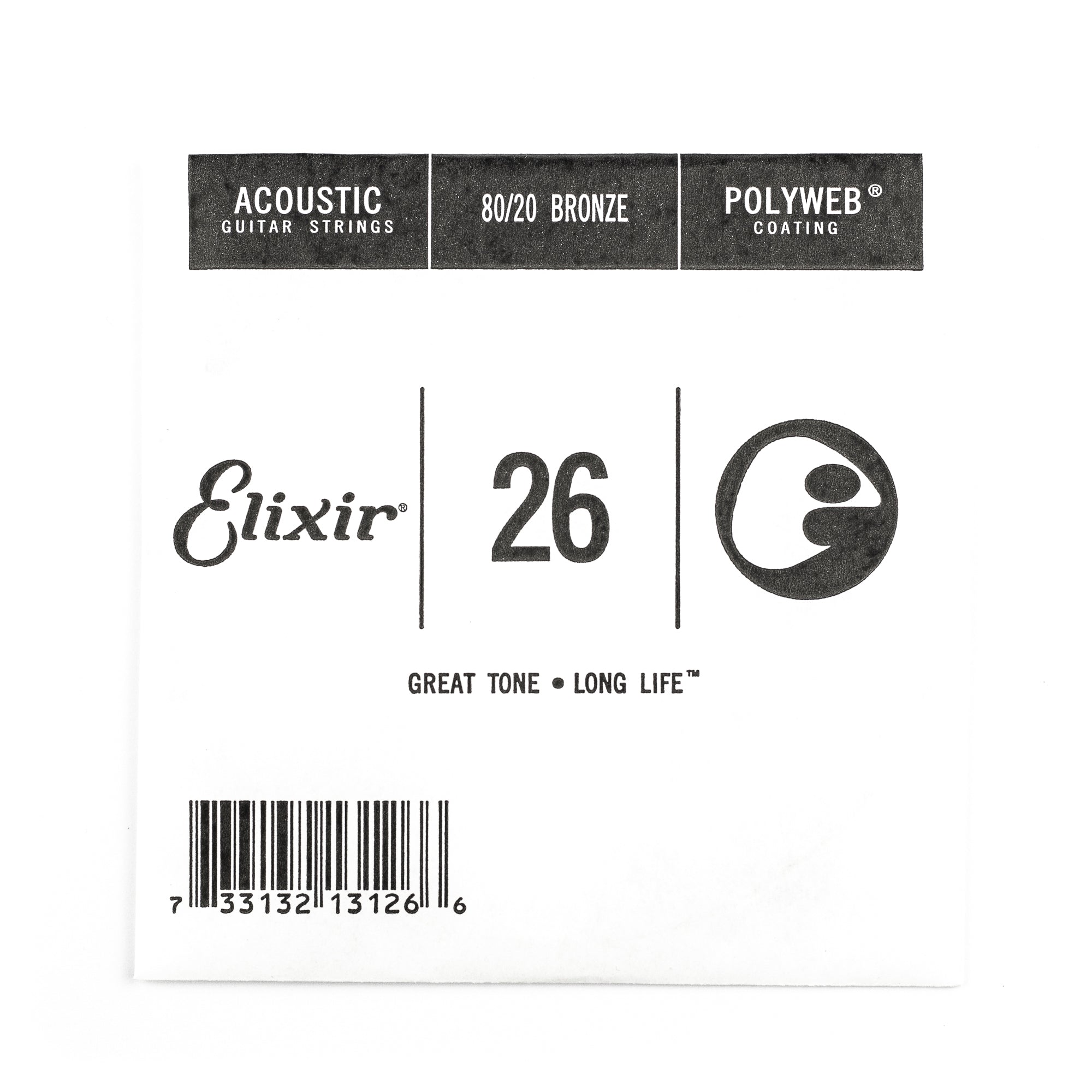 Elixir Polyweb 80/20 Bronze 26 (.026