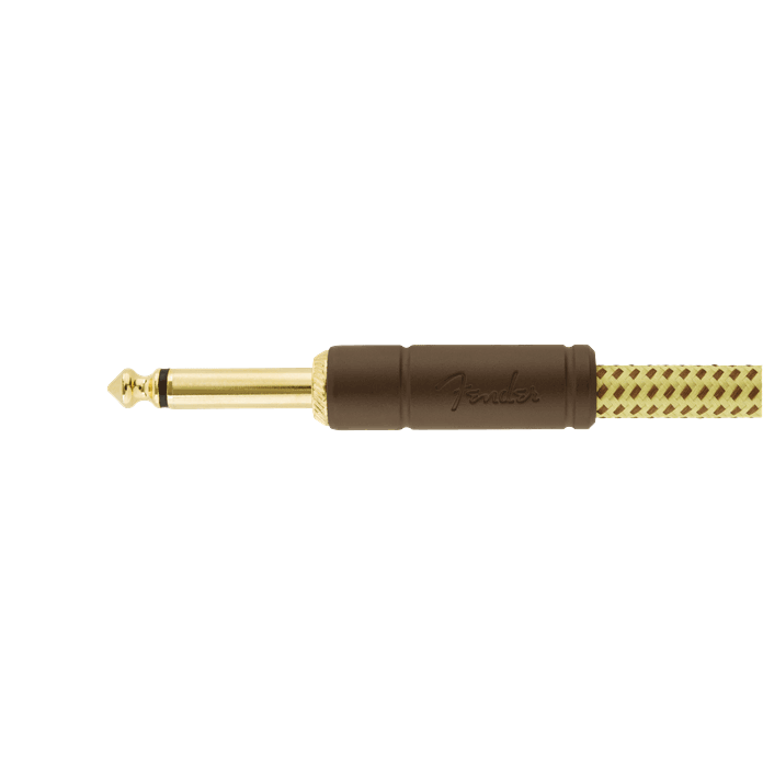 Fender Deluxe Series Tweed Instrument Cable, 10' (3m), Straight-Straight